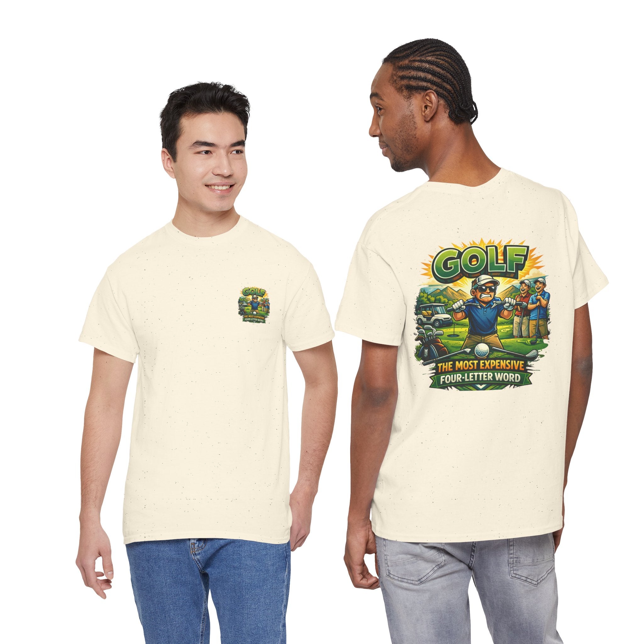Golf 'The Most Expensive Four‑Letter Word' Comic T‑Shirt