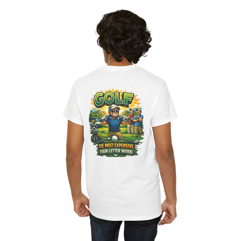 Golf 'The Most Expensive Four‑Letter Word' Comic T‑Shirt
