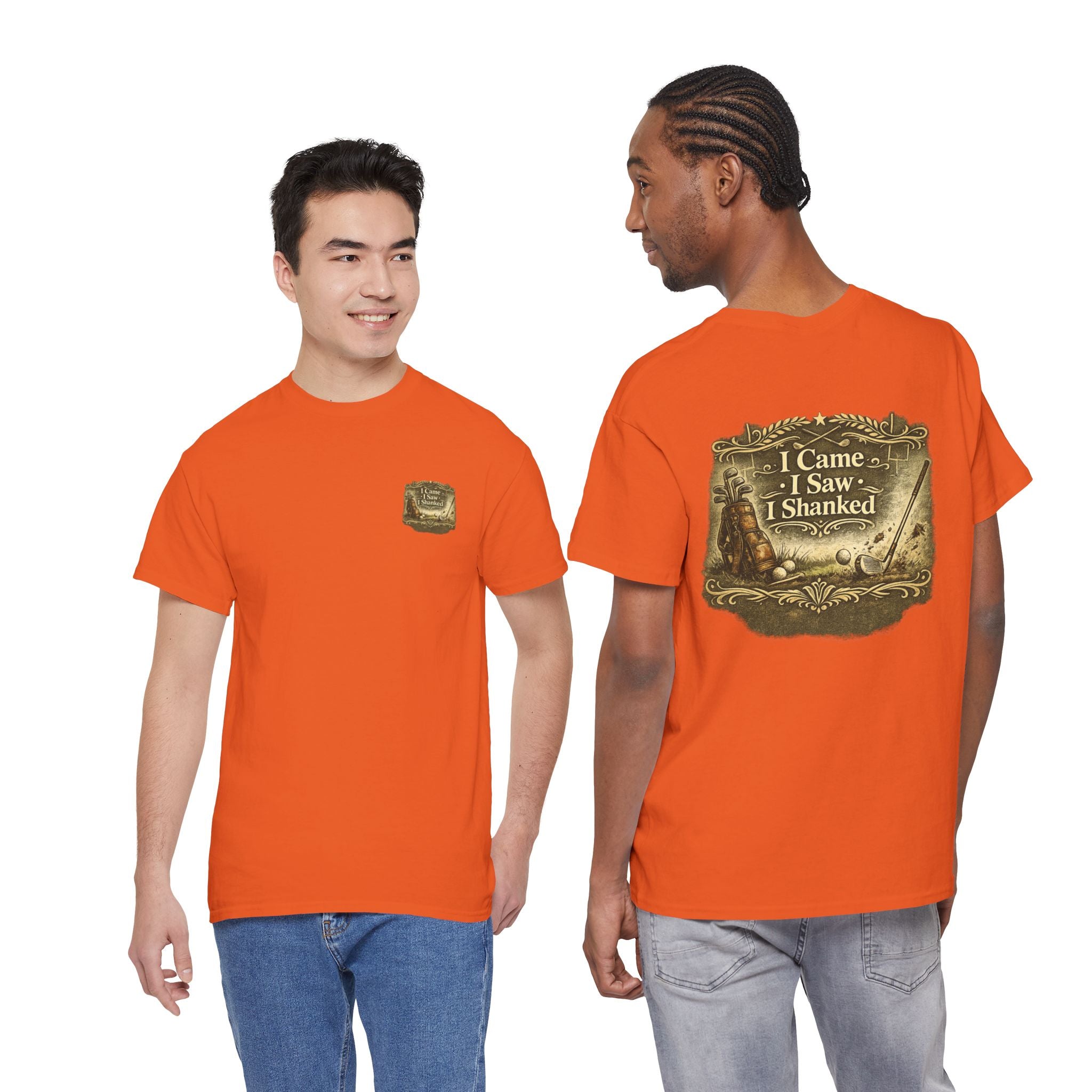 I Came I Saw I Shanked T‑Shirt — Funny Golf Vintage  Tee