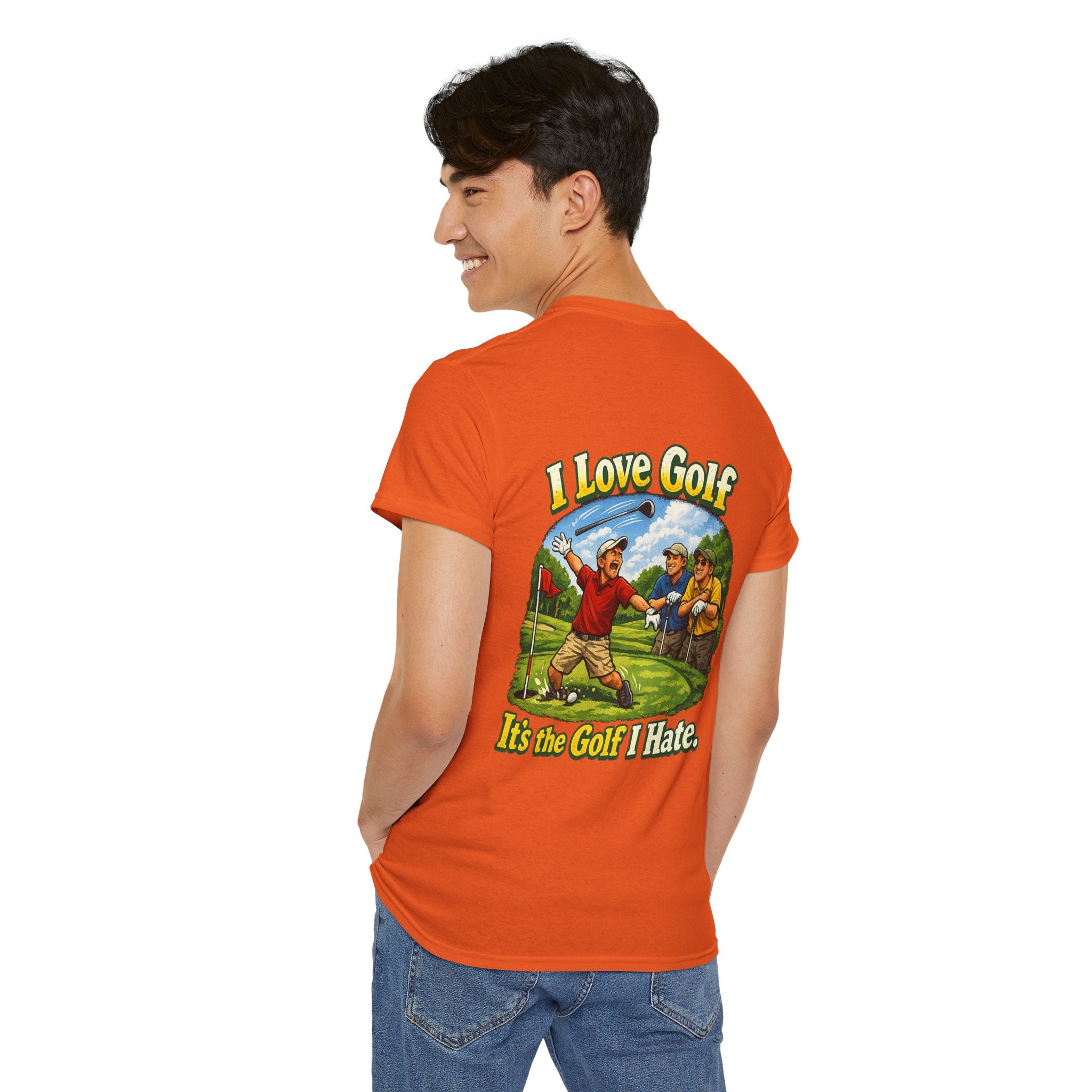 Golf Tee - "I Love Golf, It’s the Golf I Hate" Funny Golfing T-Shirt