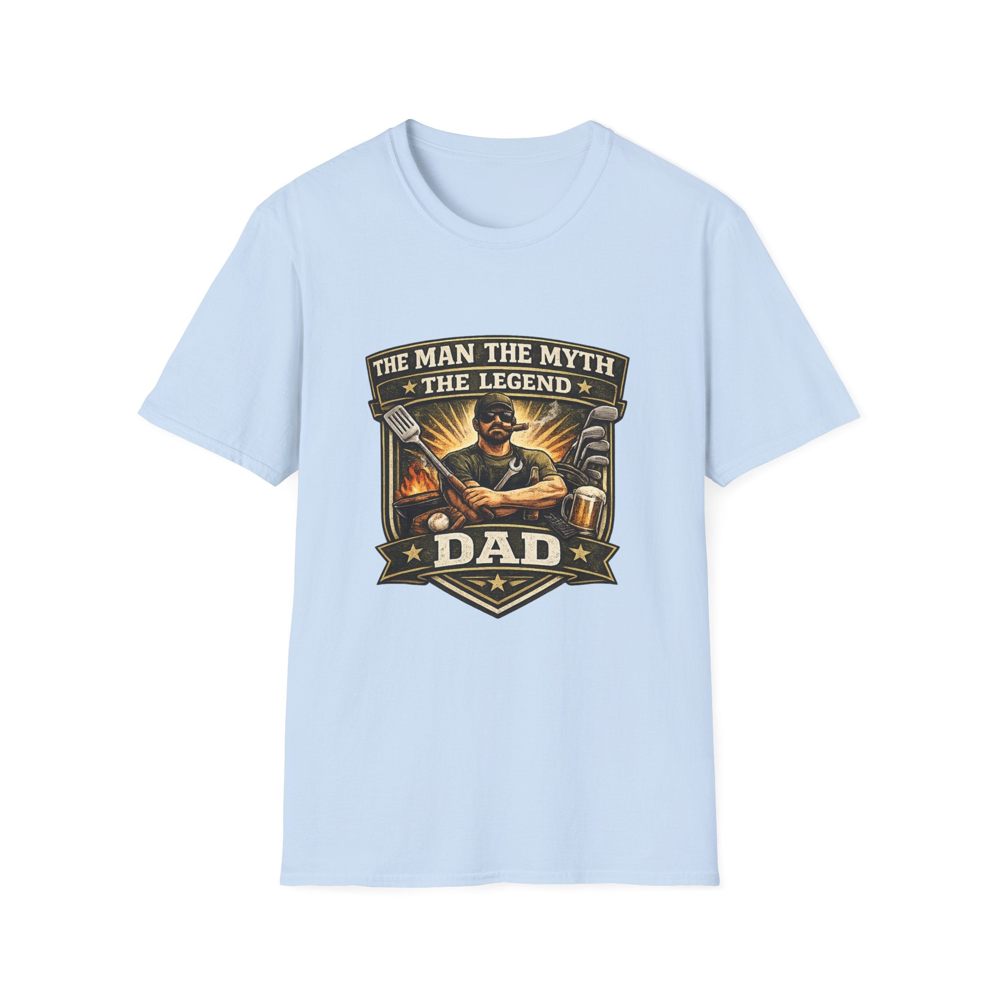 Dad T-Shirt – “The Man The Myth The Legend” Grillmaster Tee
