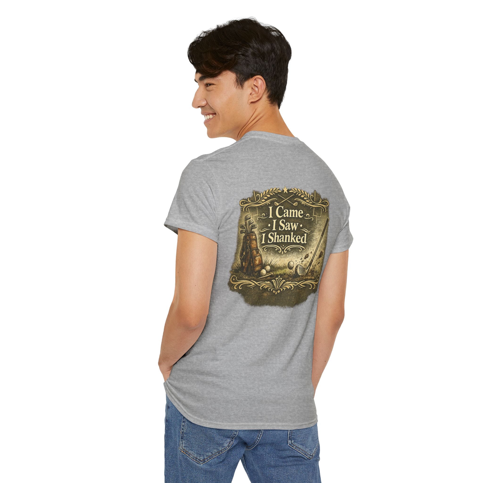 I Came I Saw I Shanked T‑Shirt — Funny Golf Vintage  Tee