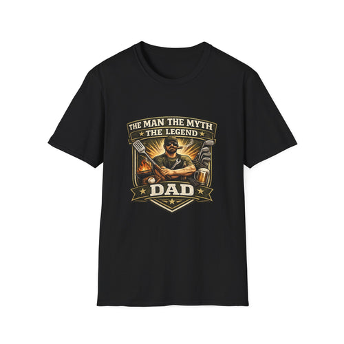 Dad T-Shirt – “The Man The Myth The Legend” Grillmaster Tee