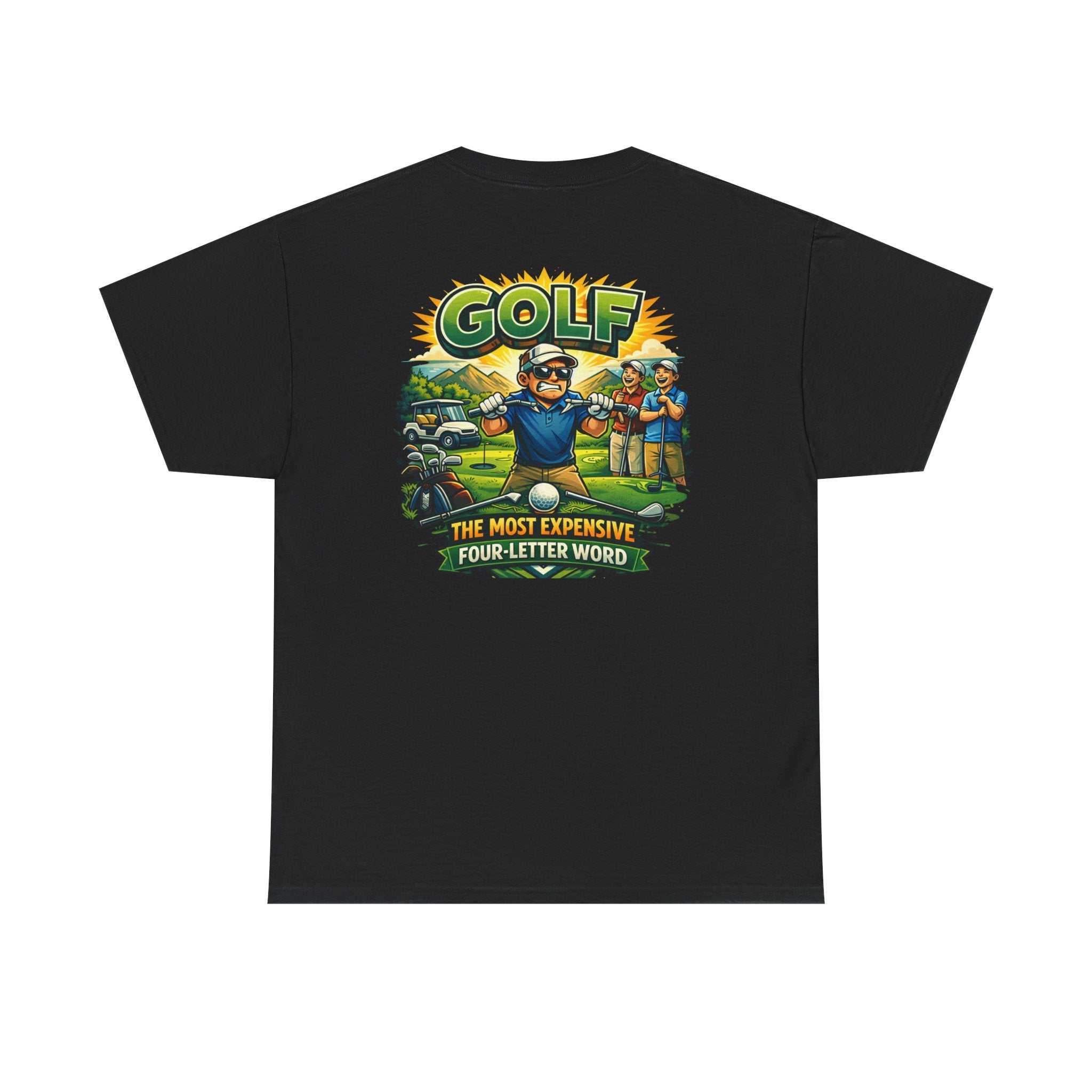 Golf 'The Most Expensive Four‑Letter Word' Comic T‑Shirt