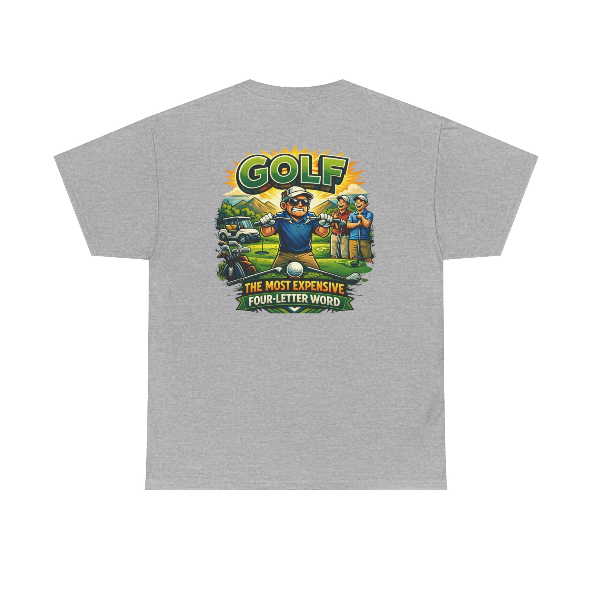 Golf 'The Most Expensive Four‑Letter Word' Comic T‑Shirt