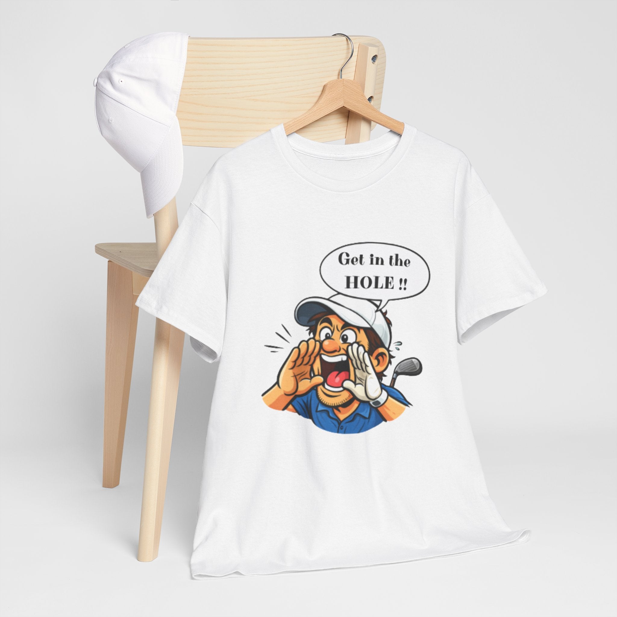 Get in the Hole!! Golf Shirt - Funny Golfer Graphic Tee