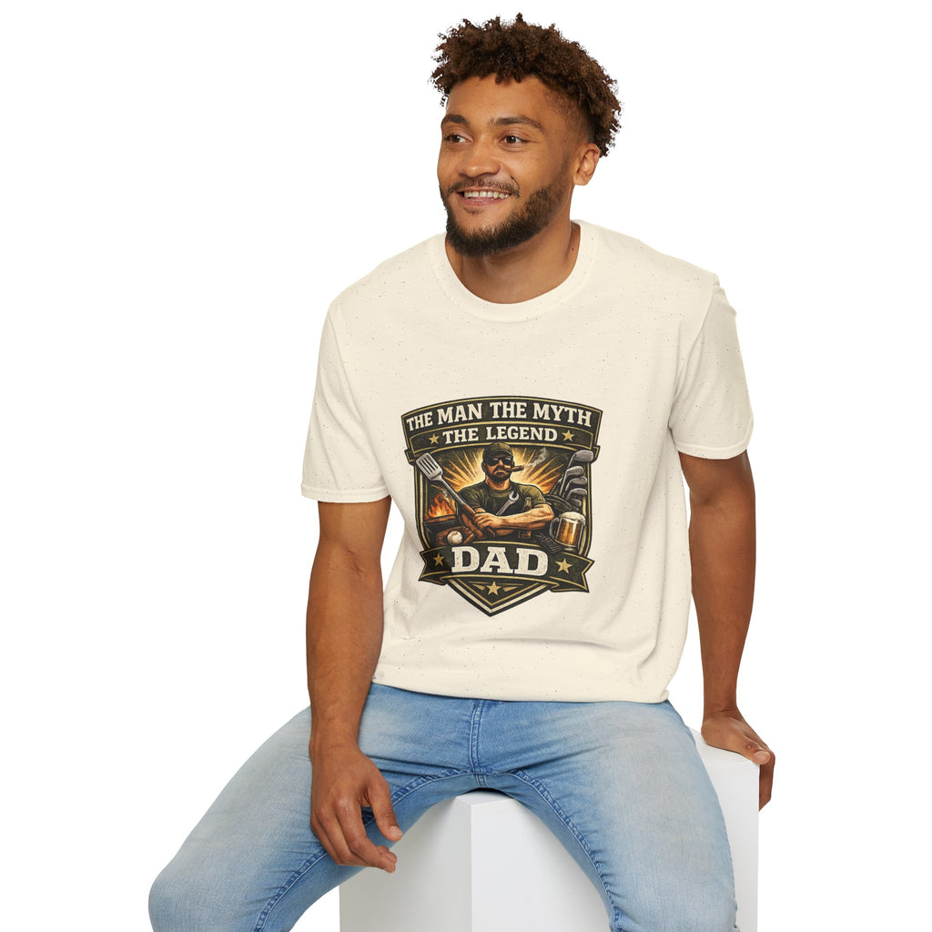 Dad T-Shirt – “The Man The Myth The Legend” Grillmaster Tee