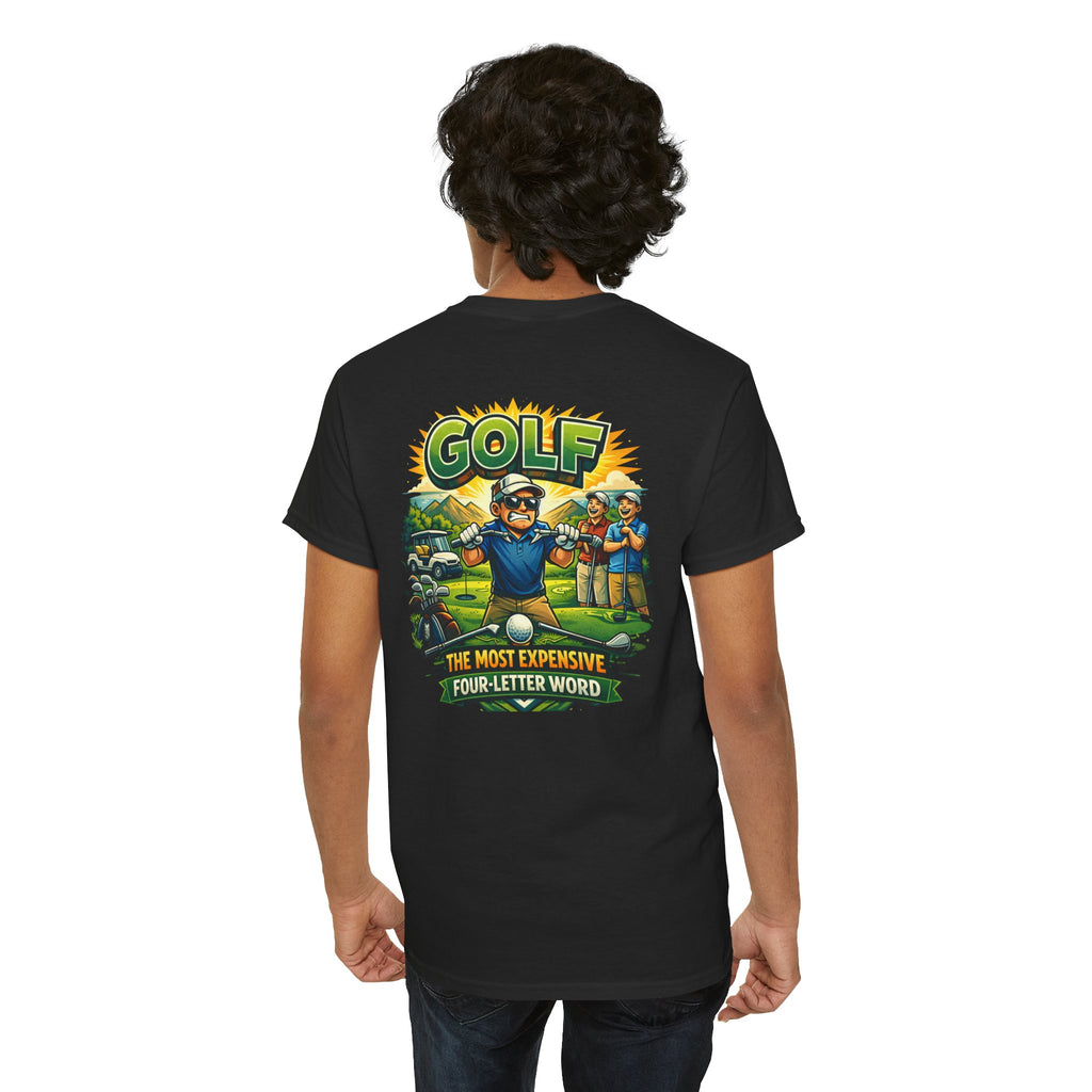 Golf 'The Most Expensive Four‑Letter Word' Comic T‑Shirt