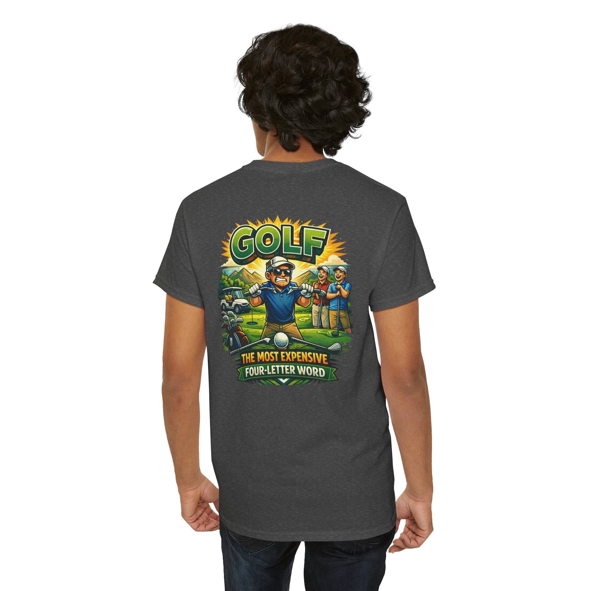 Golf 'The Most Expensive Four‑Letter Word' Comic T‑Shirt