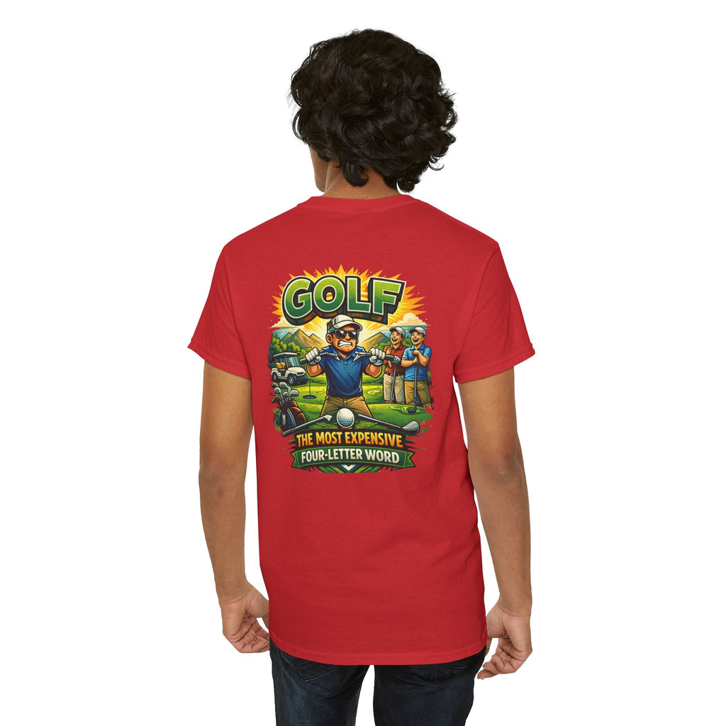 Golf 'The Most Expensive Four‑Letter Word' Comic T‑Shirt