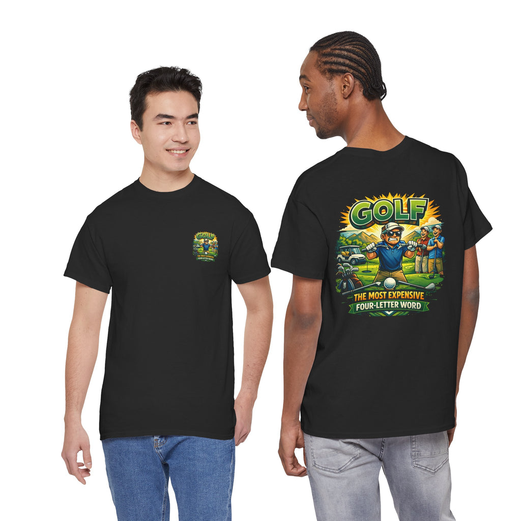Golf 'The Most Expensive Four‑Letter Word' Comic T‑Shirt