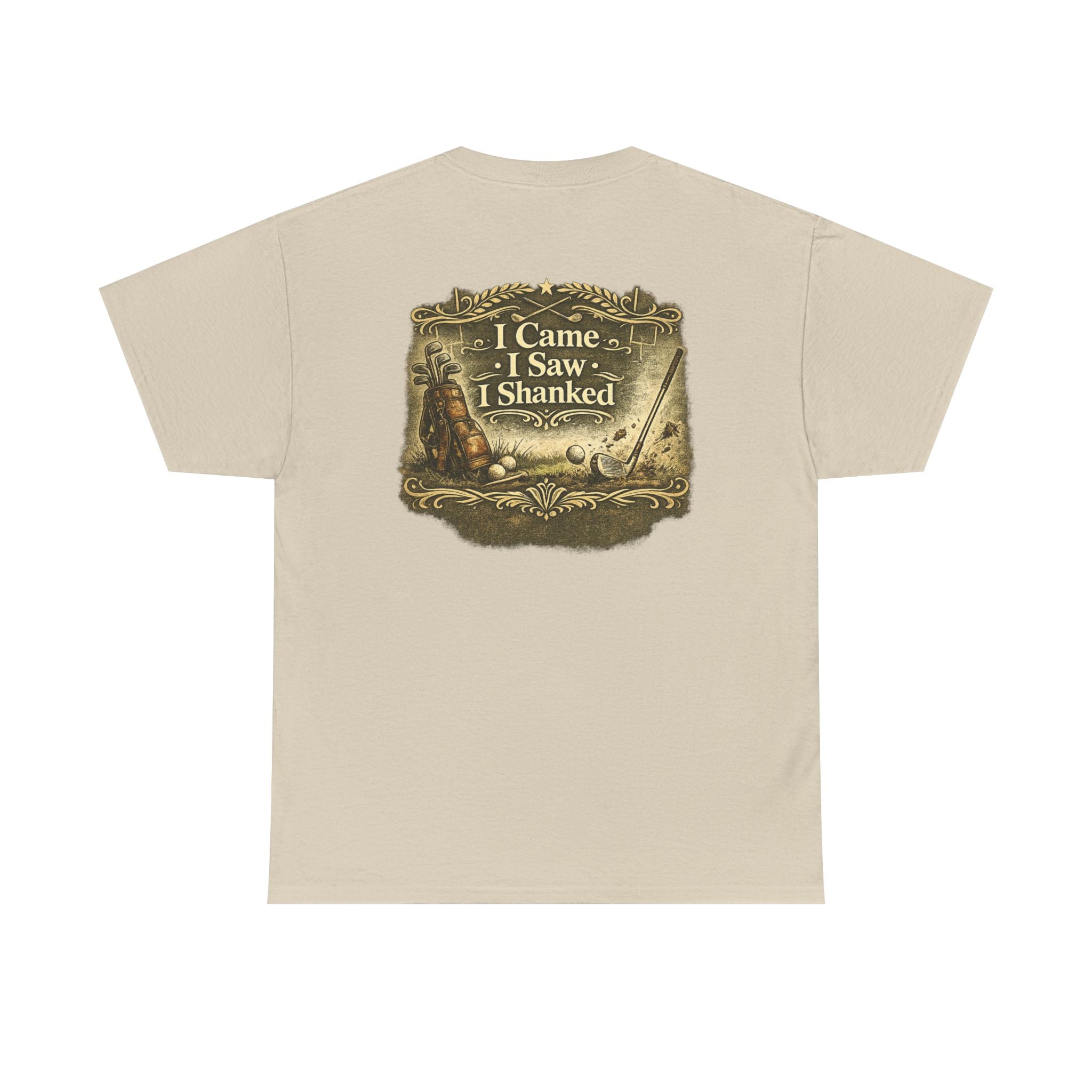 I Came I Saw I Shanked T‑Shirt — Funny Golf Vintage  Tee