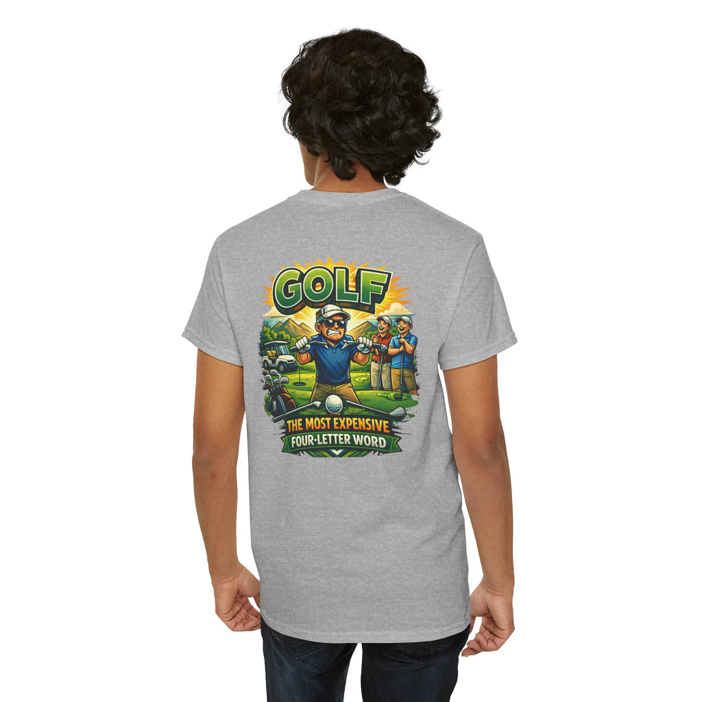 Golf 'The Most Expensive Four‑Letter Word' Comic T‑Shirt