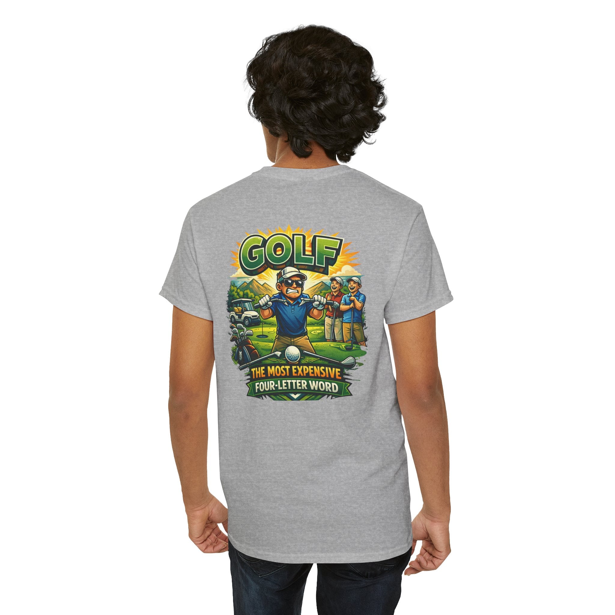 Golf 'The Most Expensive Four‑Letter Word' Comic T‑Shirt
