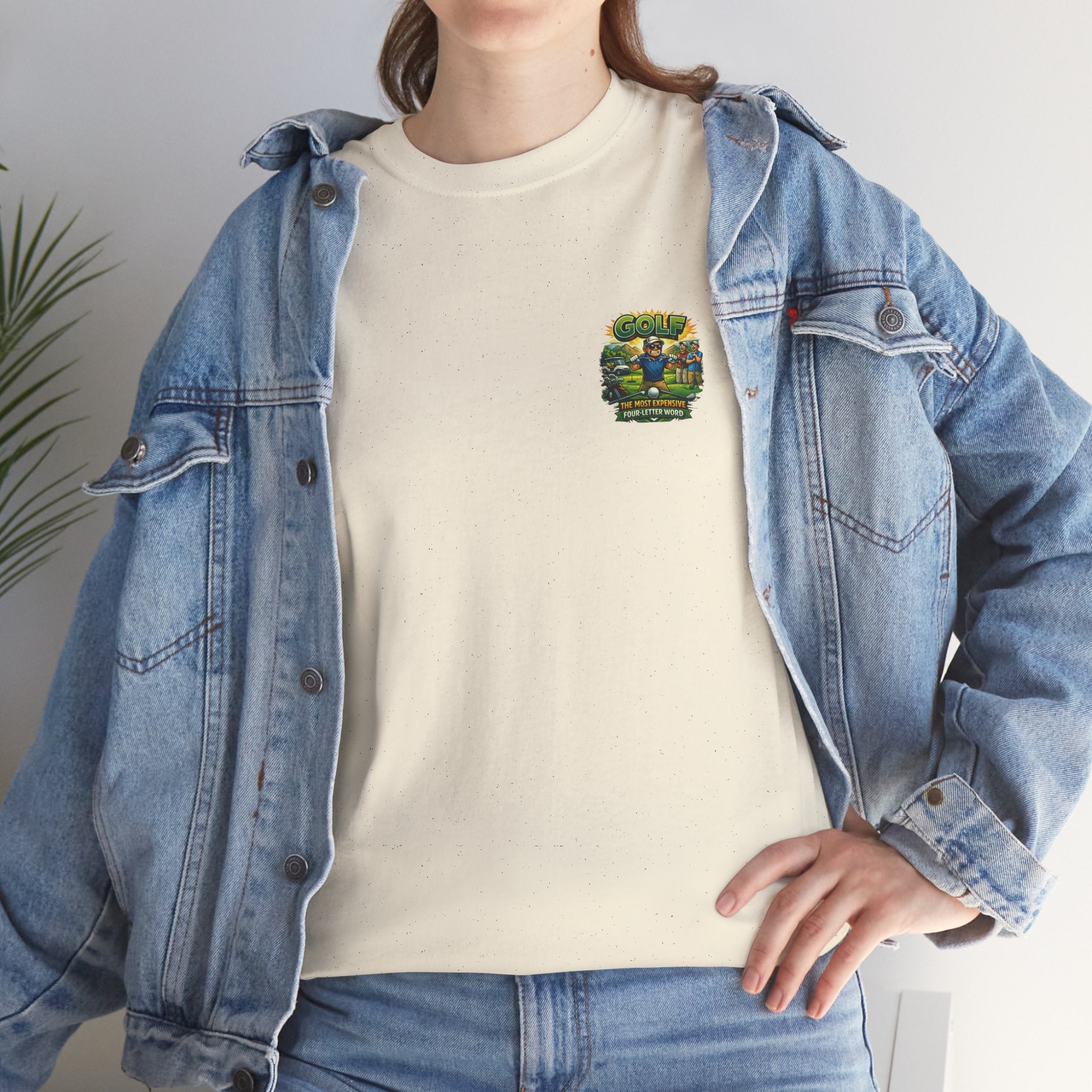 Golf 'The Most Expensive Four‑Letter Word' Comic T‑Shirt