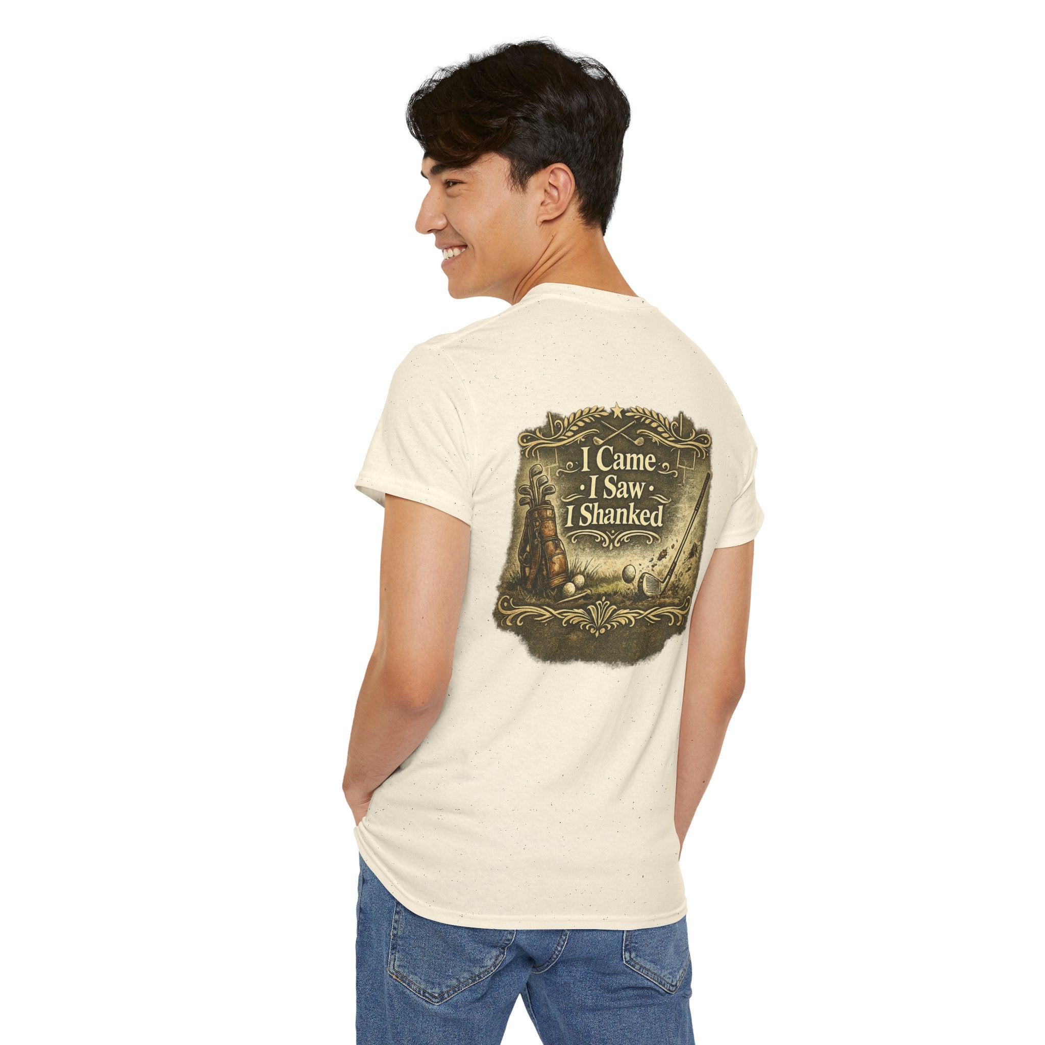 I Came I Saw I Shanked T‑Shirt — Funny Golf Vintage  Tee