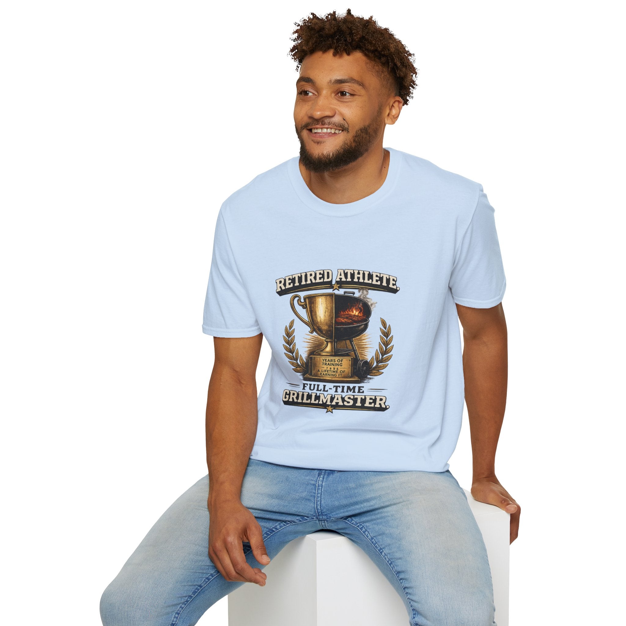 Retired Athlete Full-Time Grillmaster T-Shirt