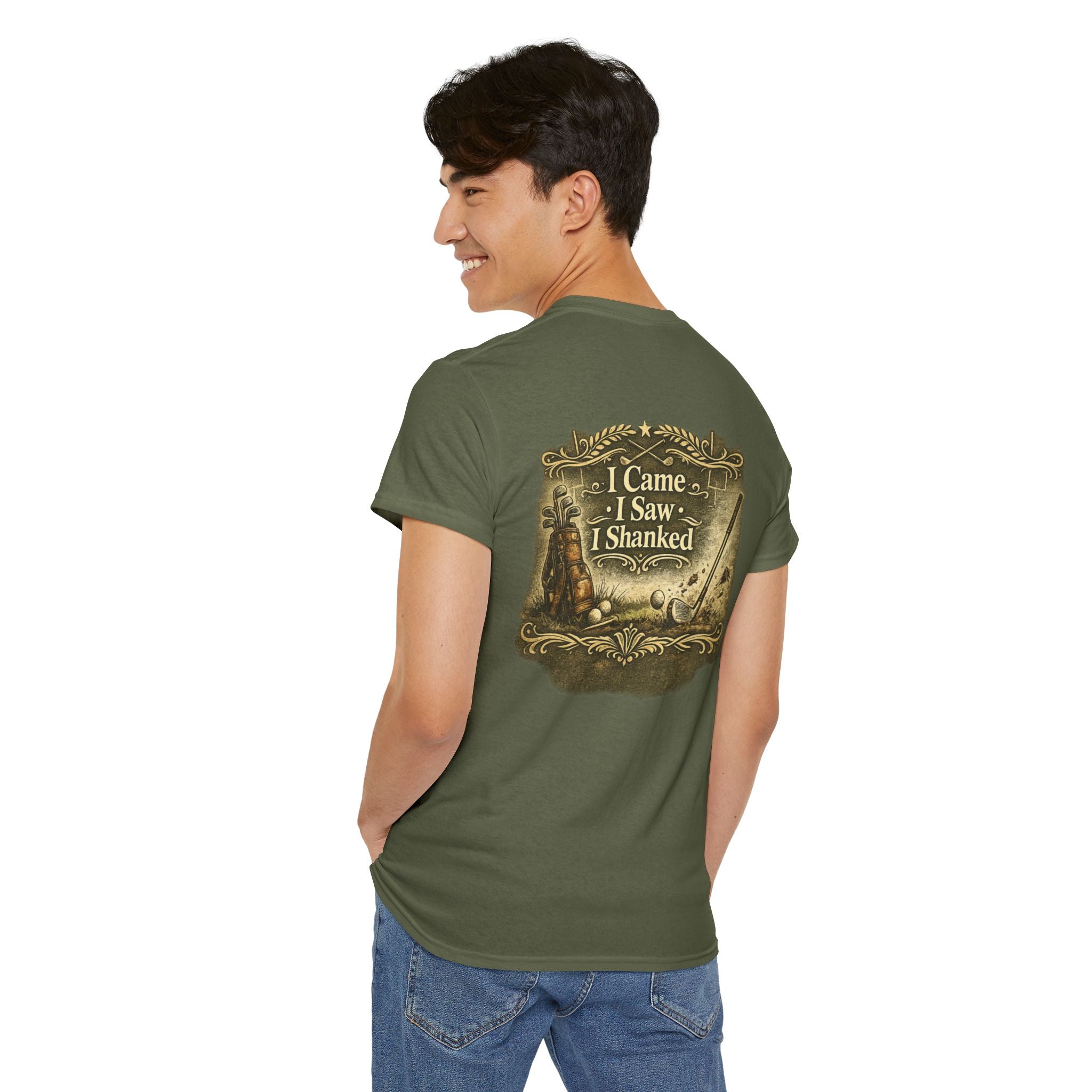 I Came I Saw I Shanked T‑Shirt — Funny Golf Vintage  Tee