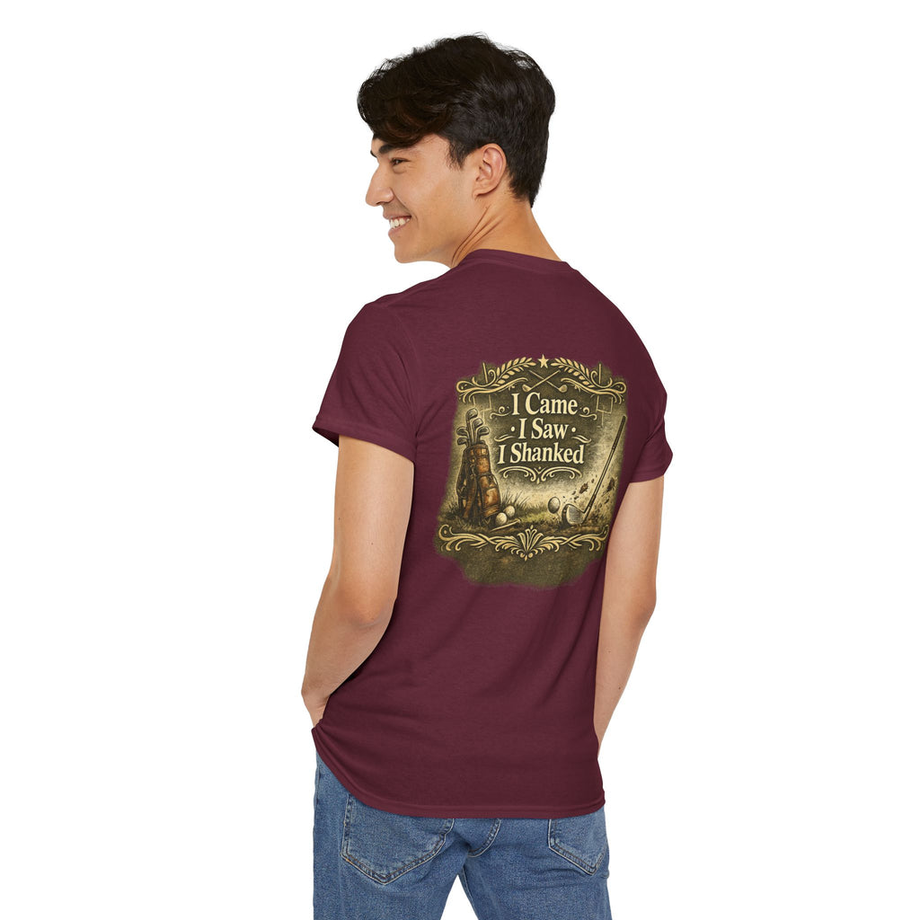 I Came I Saw I Shanked T‑Shirt — Funny Golf Vintage  Tee