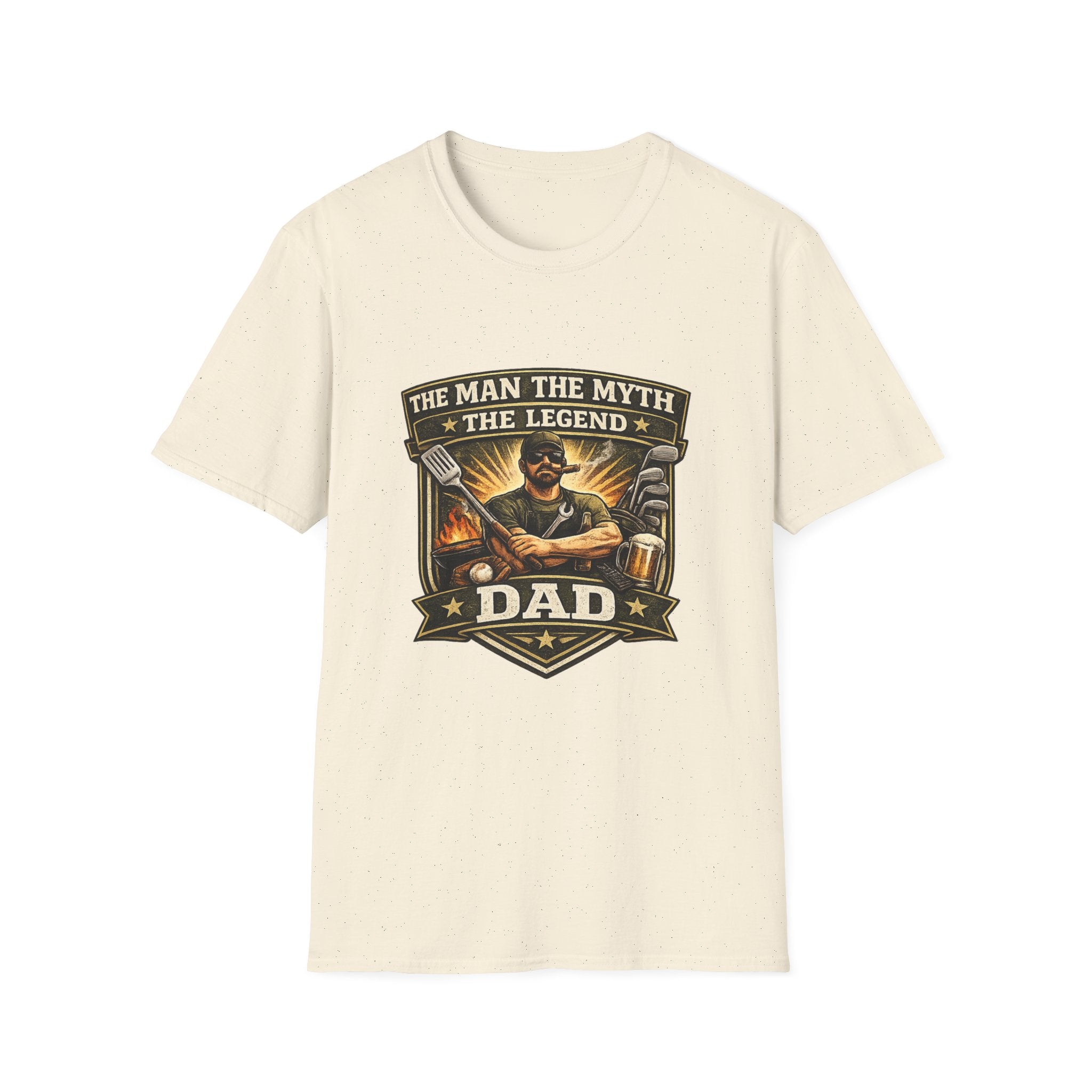 Dad T-Shirt – “The Man The Myth The Legend” Grillmaster Tee