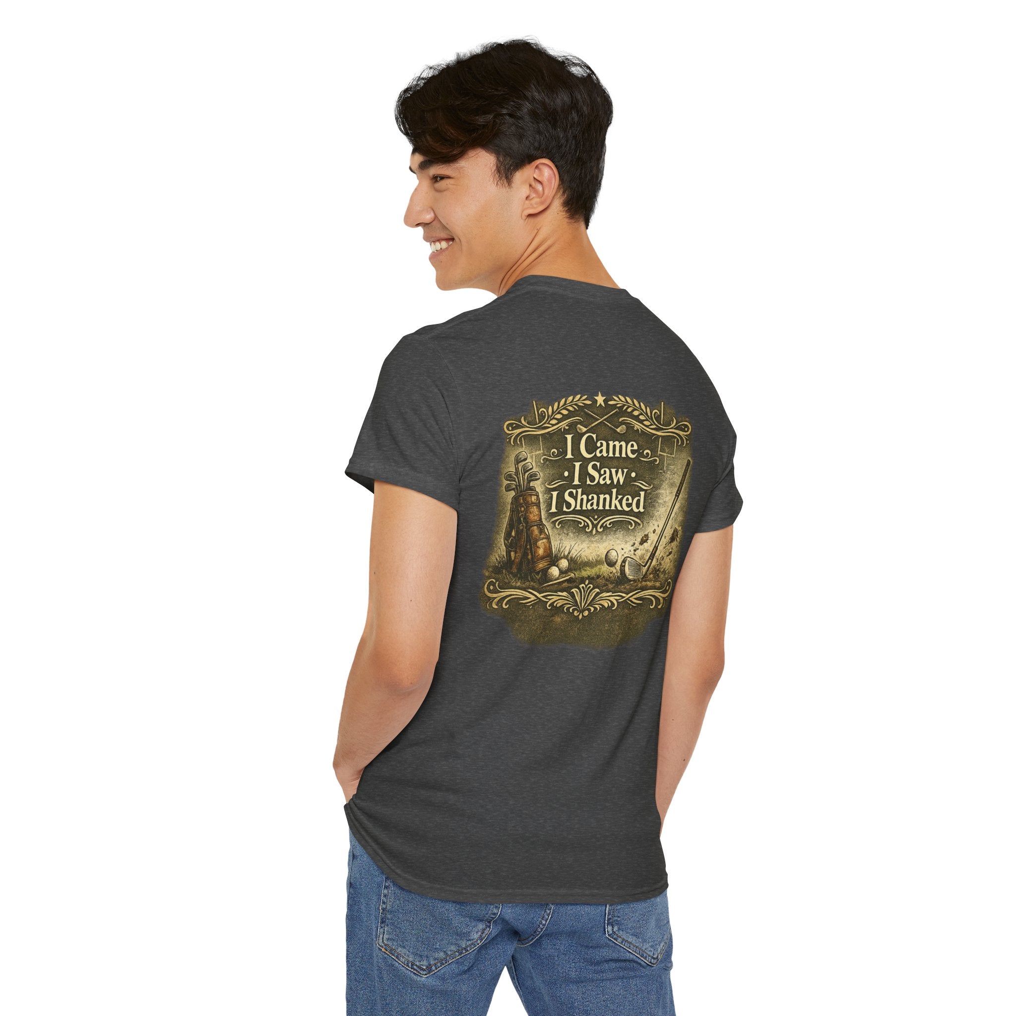 I Came I Saw I Shanked T‑Shirt — Funny Golf Vintage  Tee