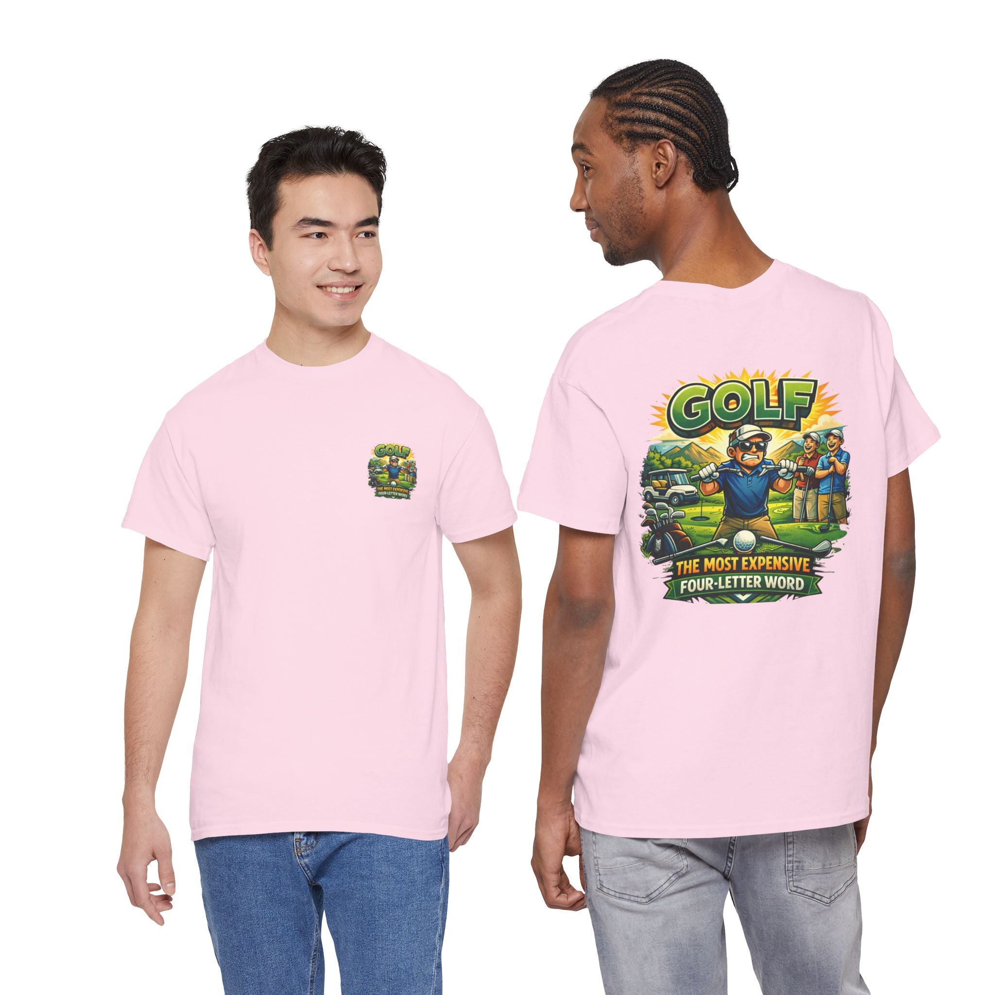 Golf 'The Most Expensive Four‑Letter Word' Comic T‑Shirt
