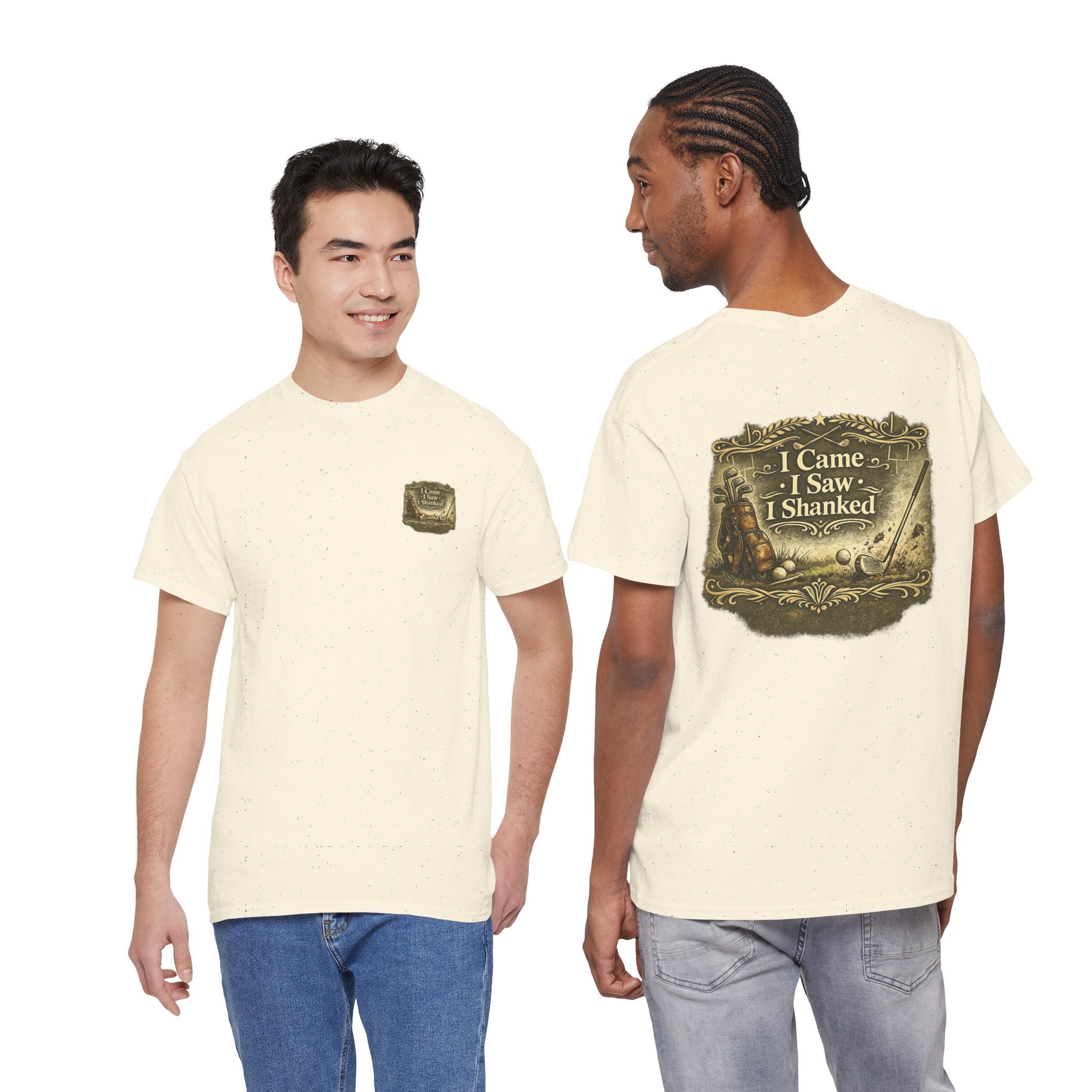 I Came I Saw I Shanked T‑Shirt — Funny Golf Vintage  Tee
