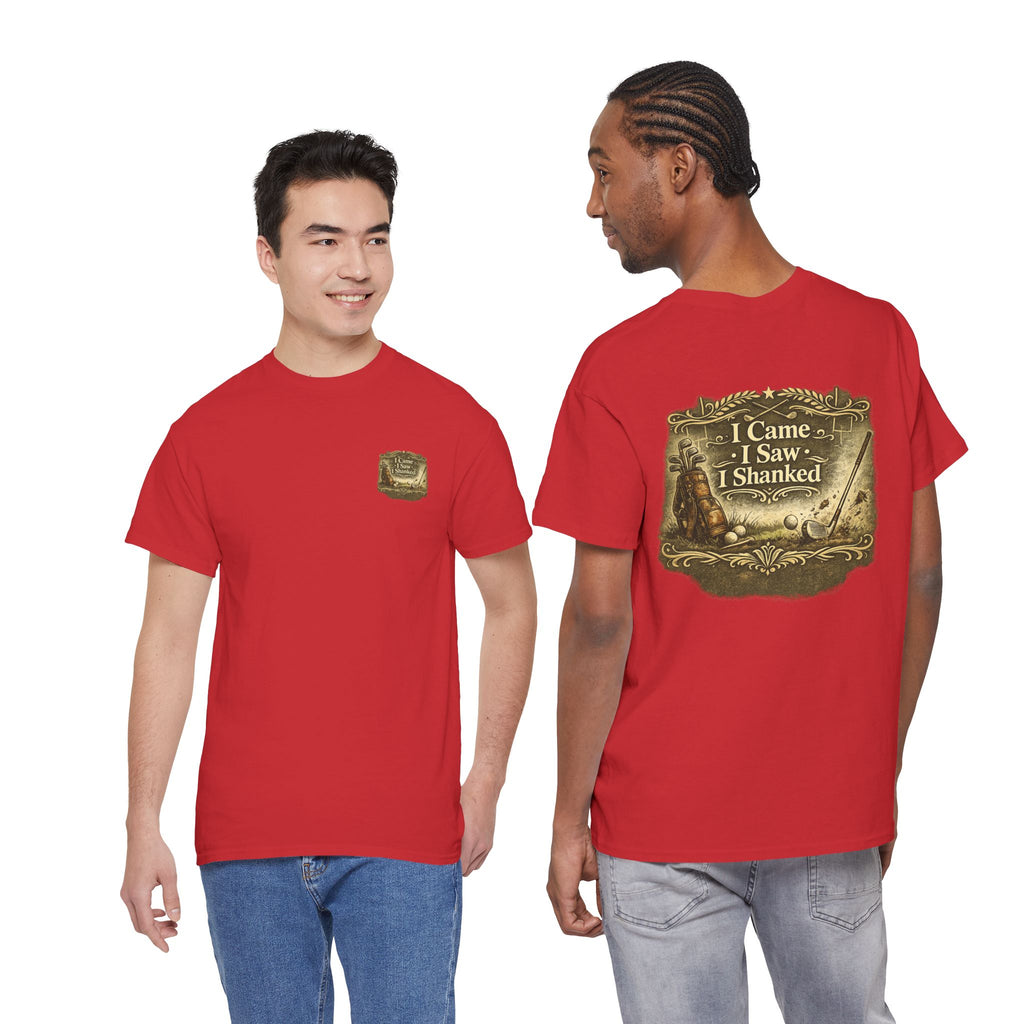 I Came I Saw I Shanked T‑Shirt — Funny Golf Vintage  Tee