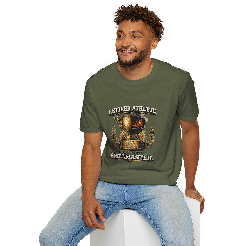 Retired Athlete Full-Time Grillmaster T-Shirt