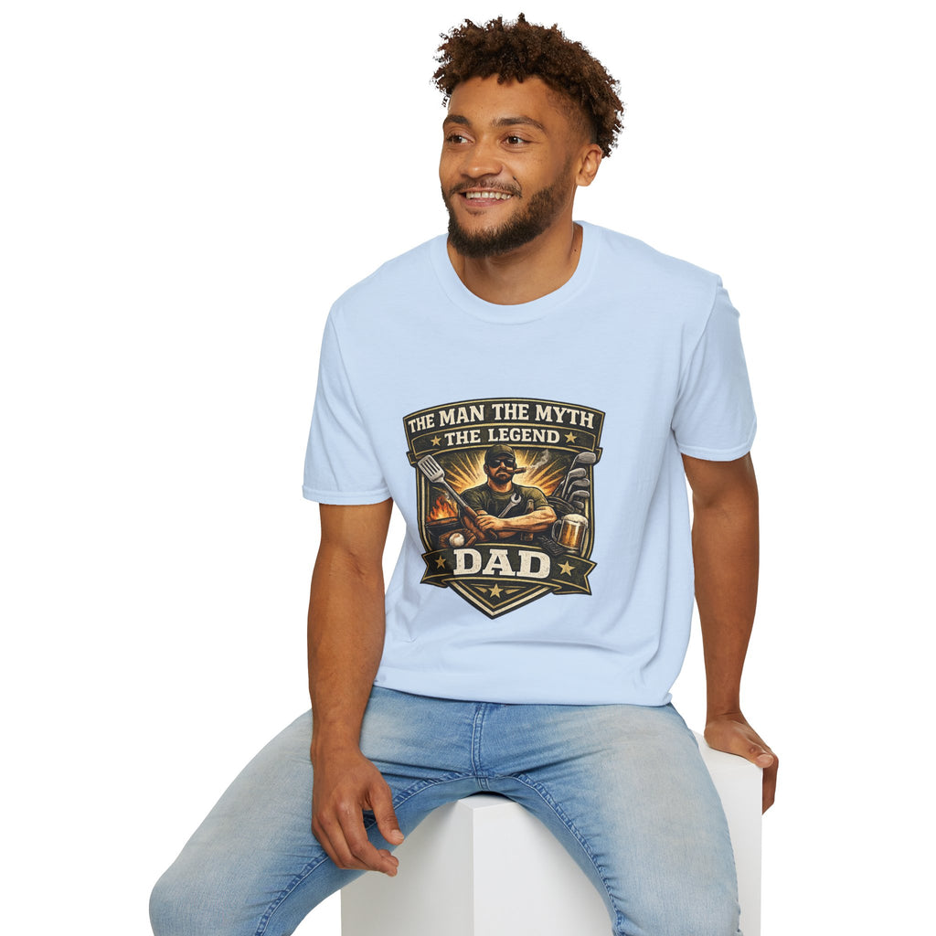 Dad T-Shirt – “The Man The Myth The Legend” Grillmaster Tee