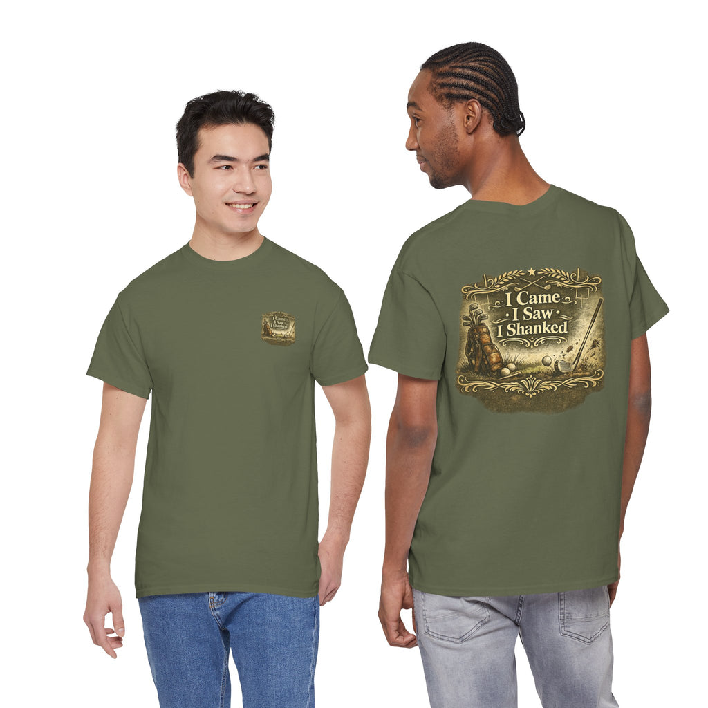 I Came I Saw I Shanked T‑Shirt — Funny Golf Vintage  Tee