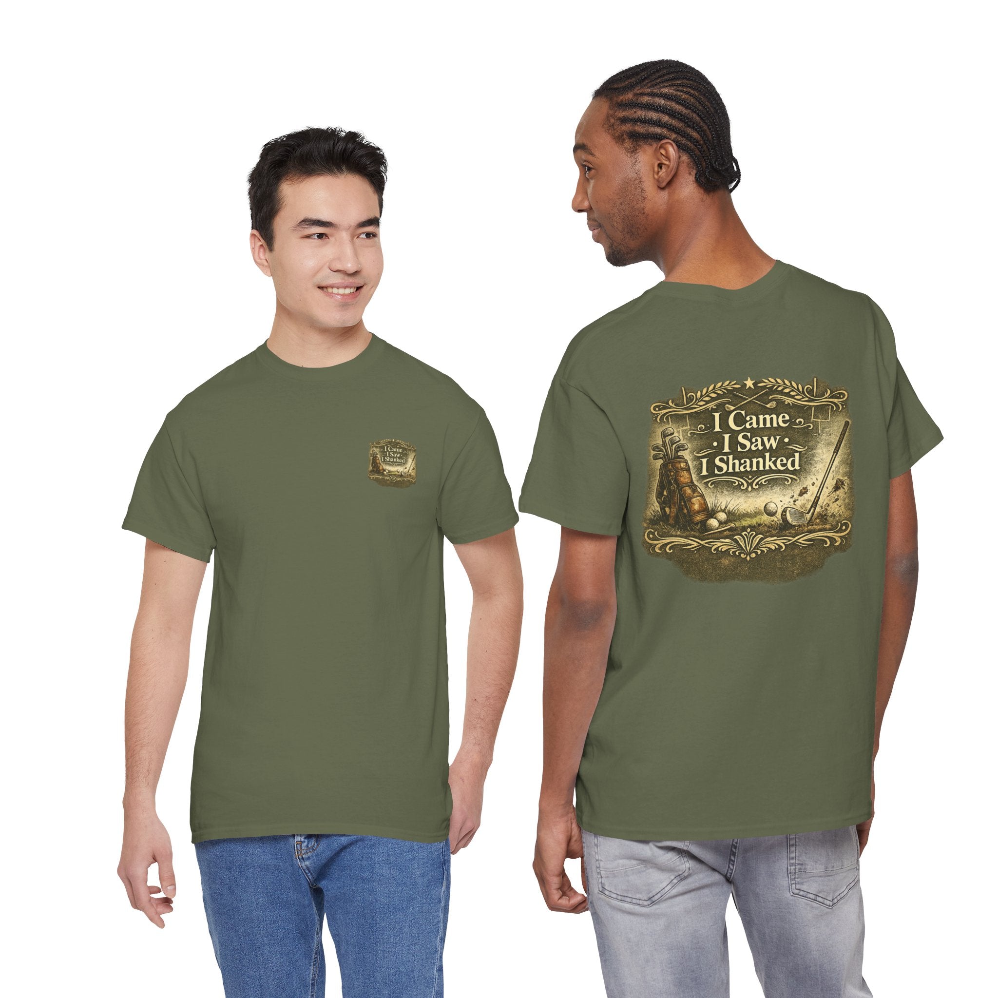I Came I Saw I Shanked T‑Shirt — Funny Golf Vintage  Tee