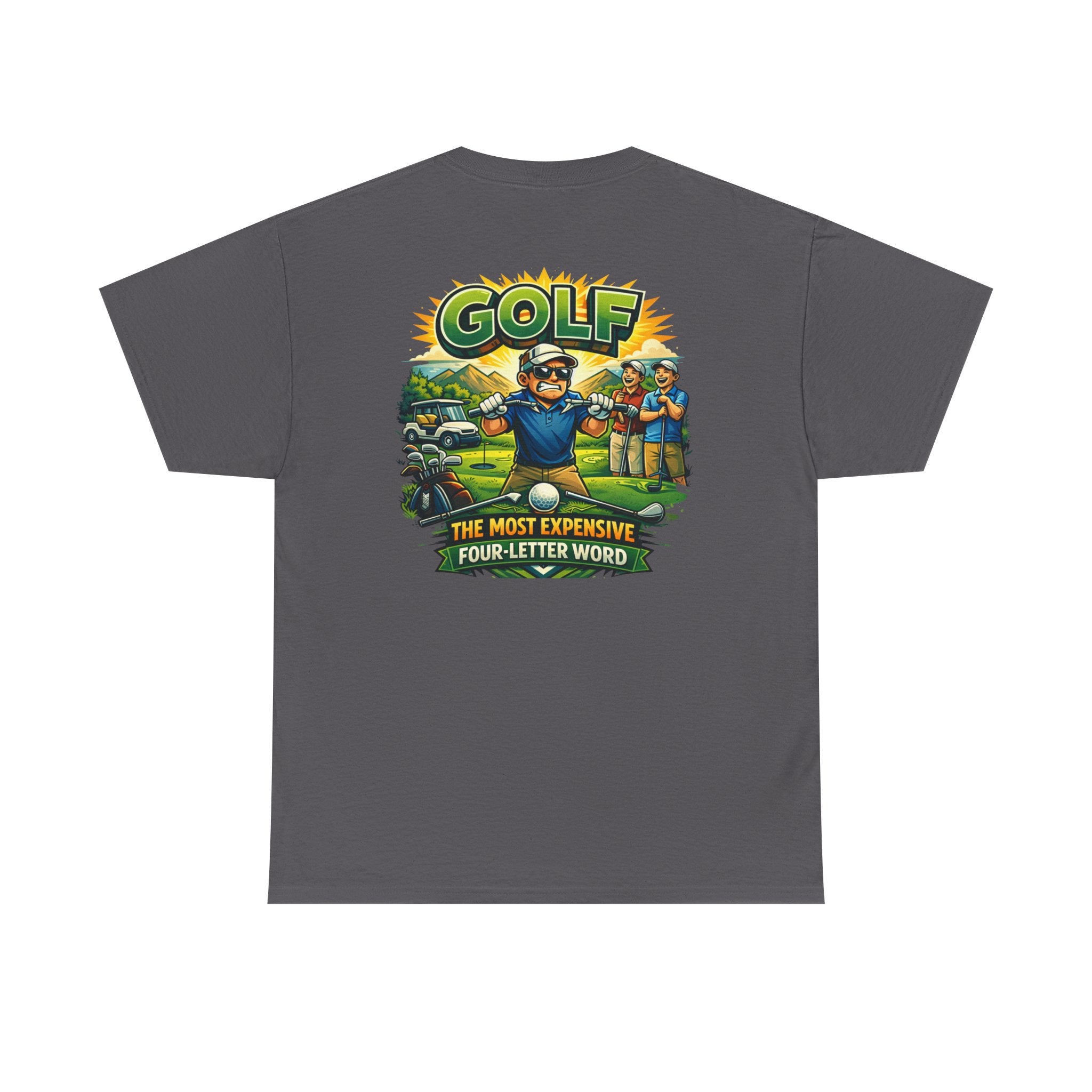 Golf 'The Most Expensive Four‑Letter Word' Comic T‑Shirt