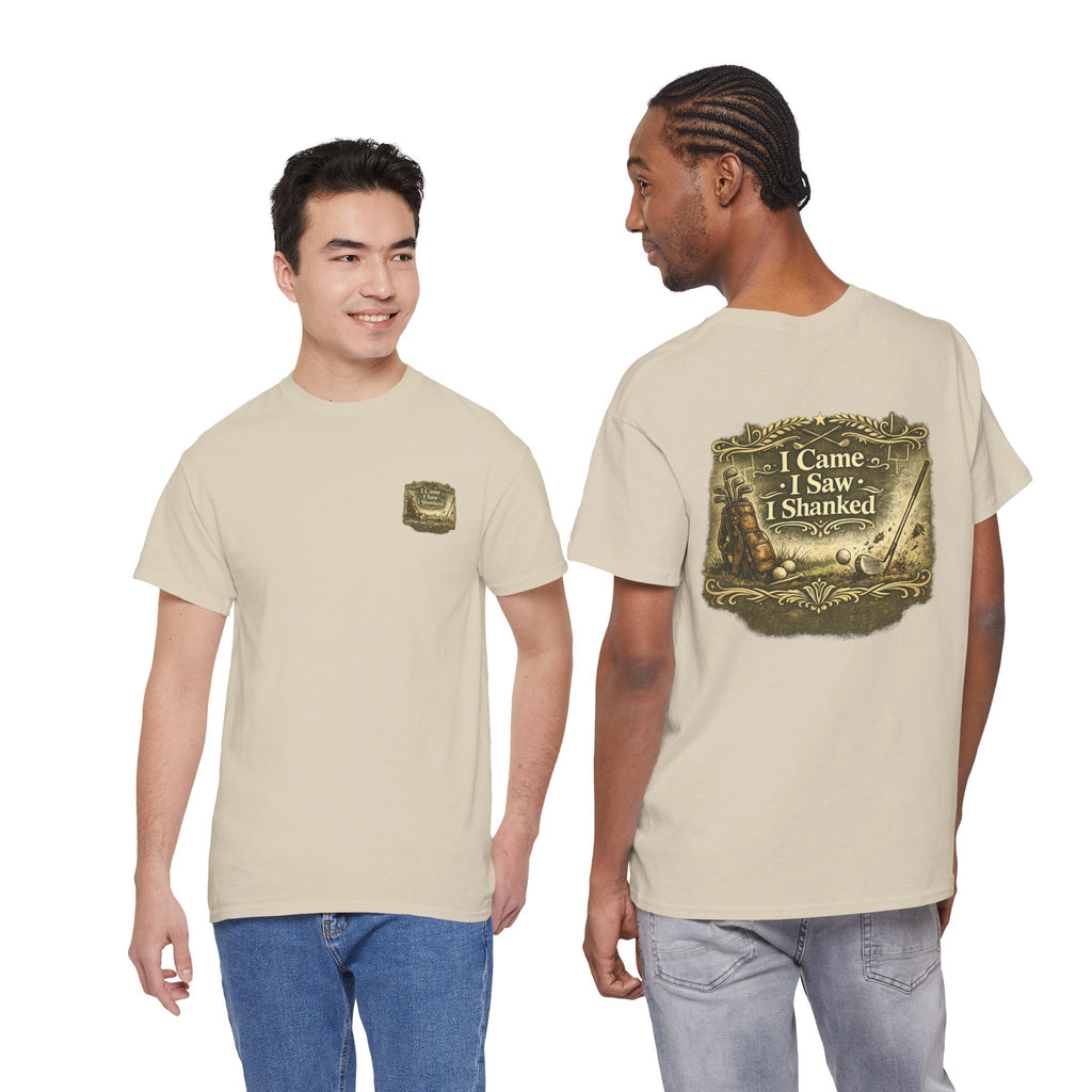 I Came I Saw I Shanked T‑Shirt — Funny Golf Vintage  Tee