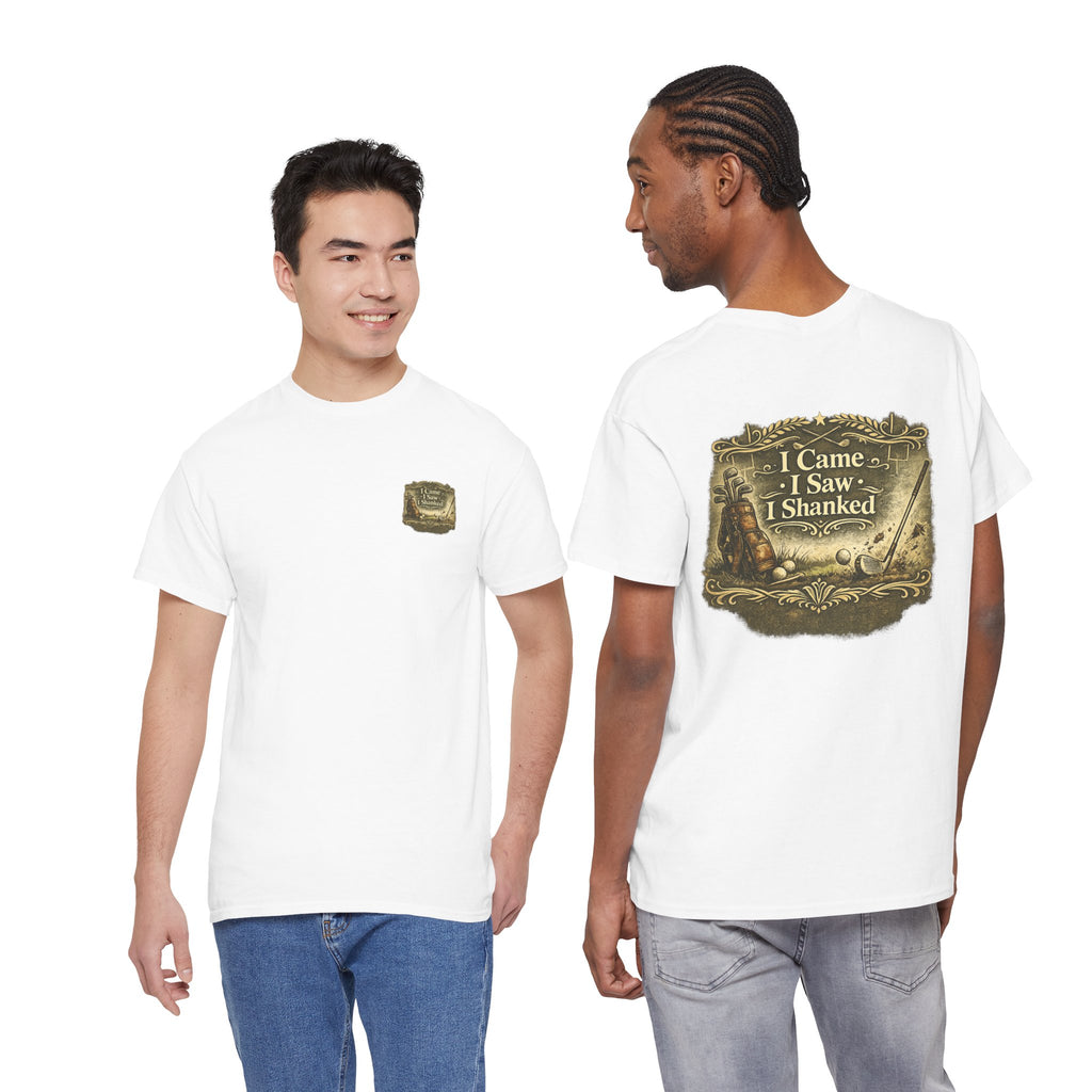I Came I Saw I Shanked T‑Shirt — Funny Golf Vintage  Tee