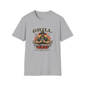 Grill Sergeant Dad T-Shirt — Grill, Smoke, Repeat Fathersday Tee