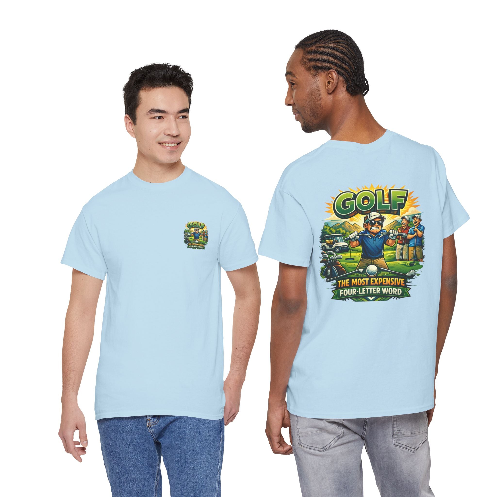 Golf 'The Most Expensive Four‑Letter Word' Comic T‑Shirt