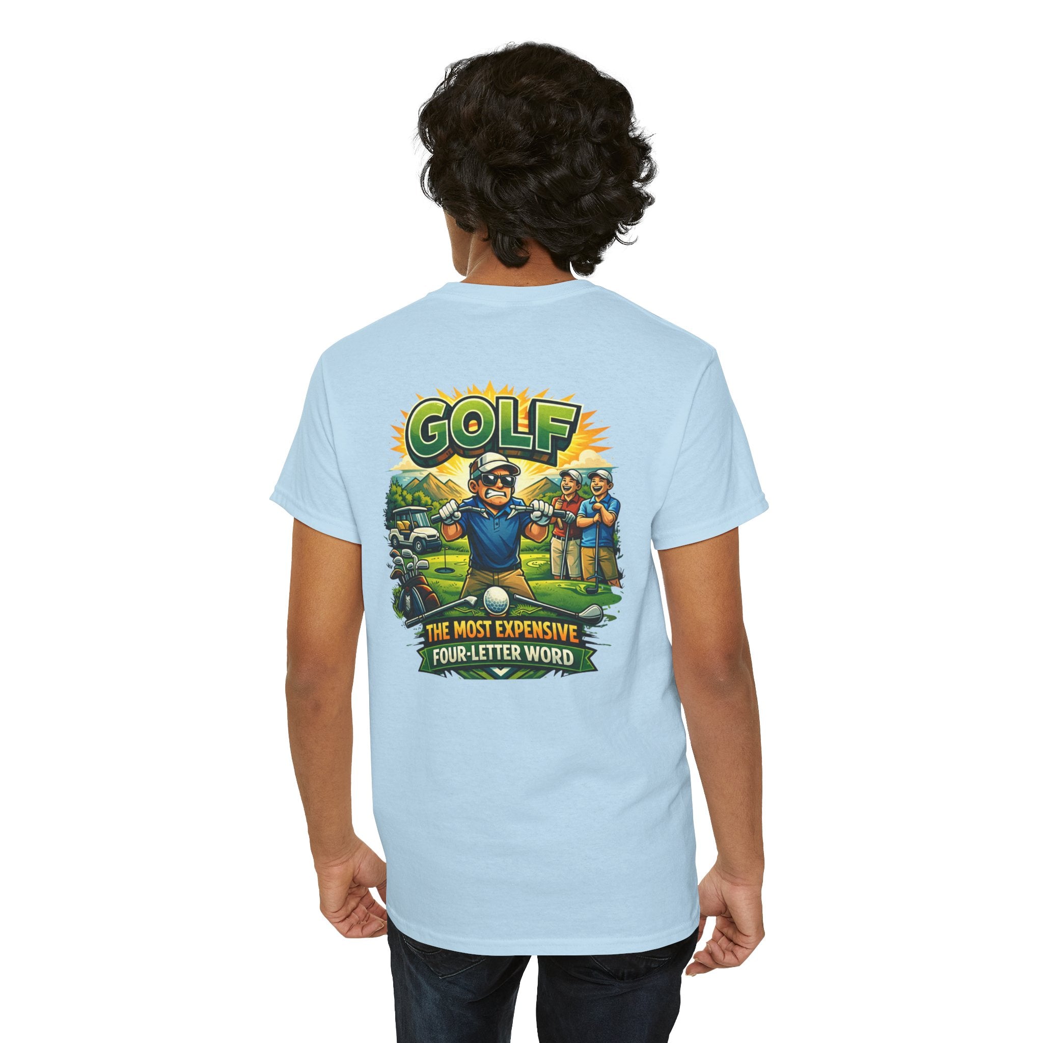 Golf 'The Most Expensive Four‑Letter Word' Comic T‑Shirt
