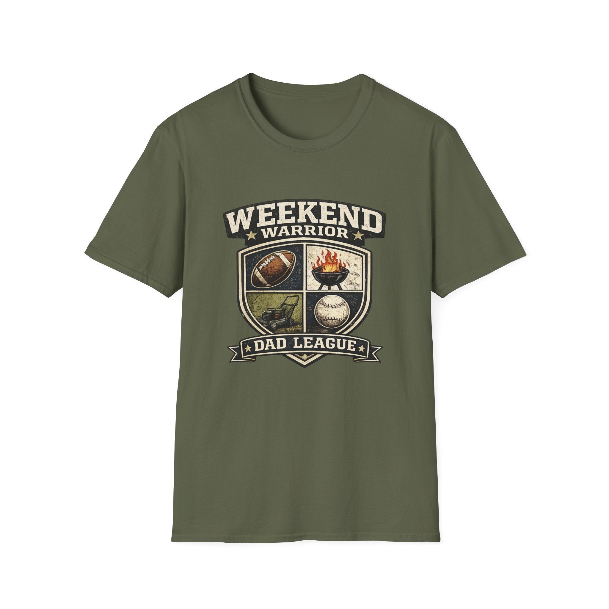 Weekend Warrior Dad League T-Shirt
