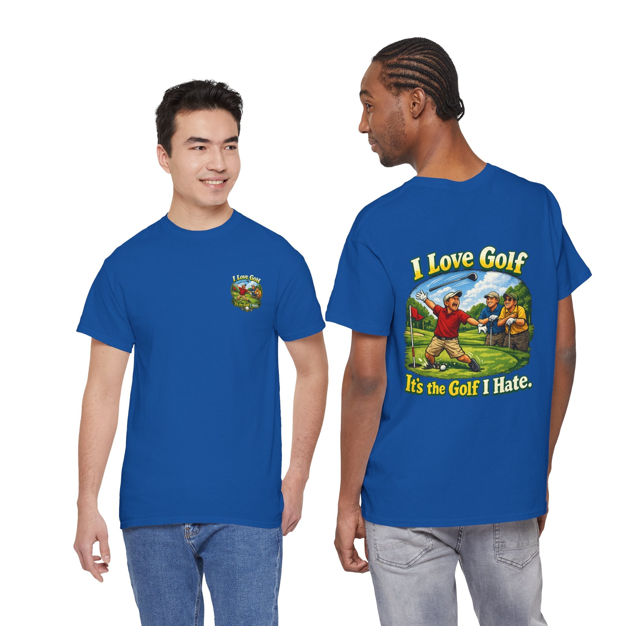 Golf Tee - "I Love Golf, It’s the Golf I Hate" Funny Golfing T-Shirt