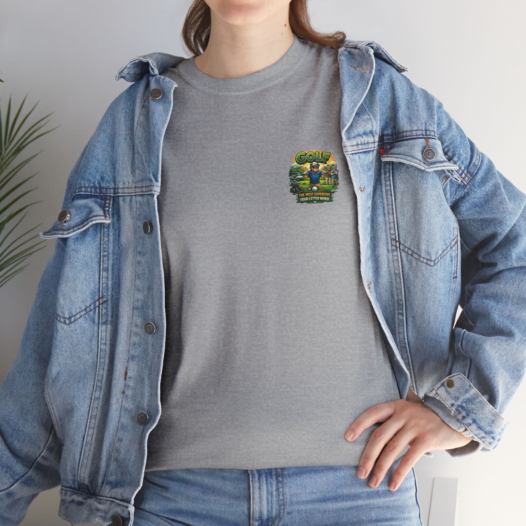 Golf 'The Most Expensive Four‑Letter Word' Comic T‑Shirt