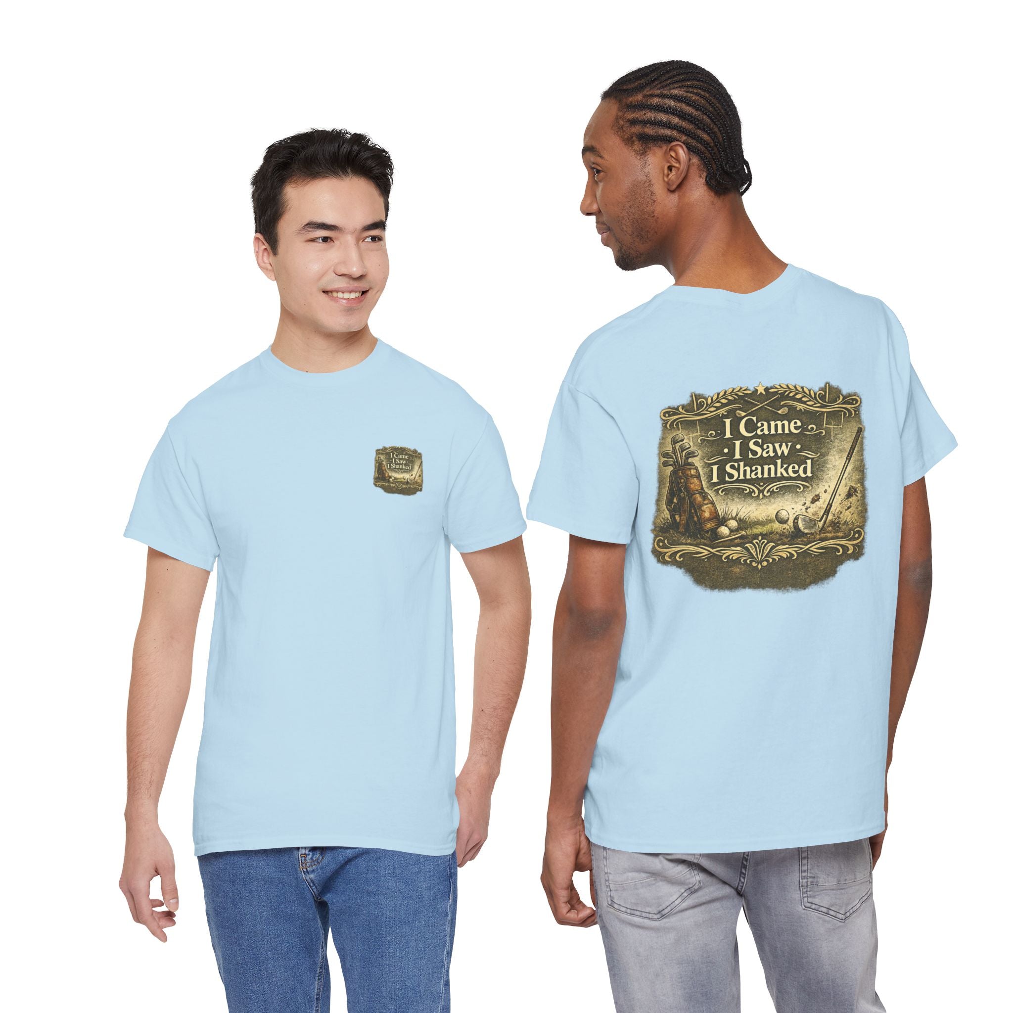 I Came I Saw I Shanked T‑Shirt — Funny Golf Vintage  Tee