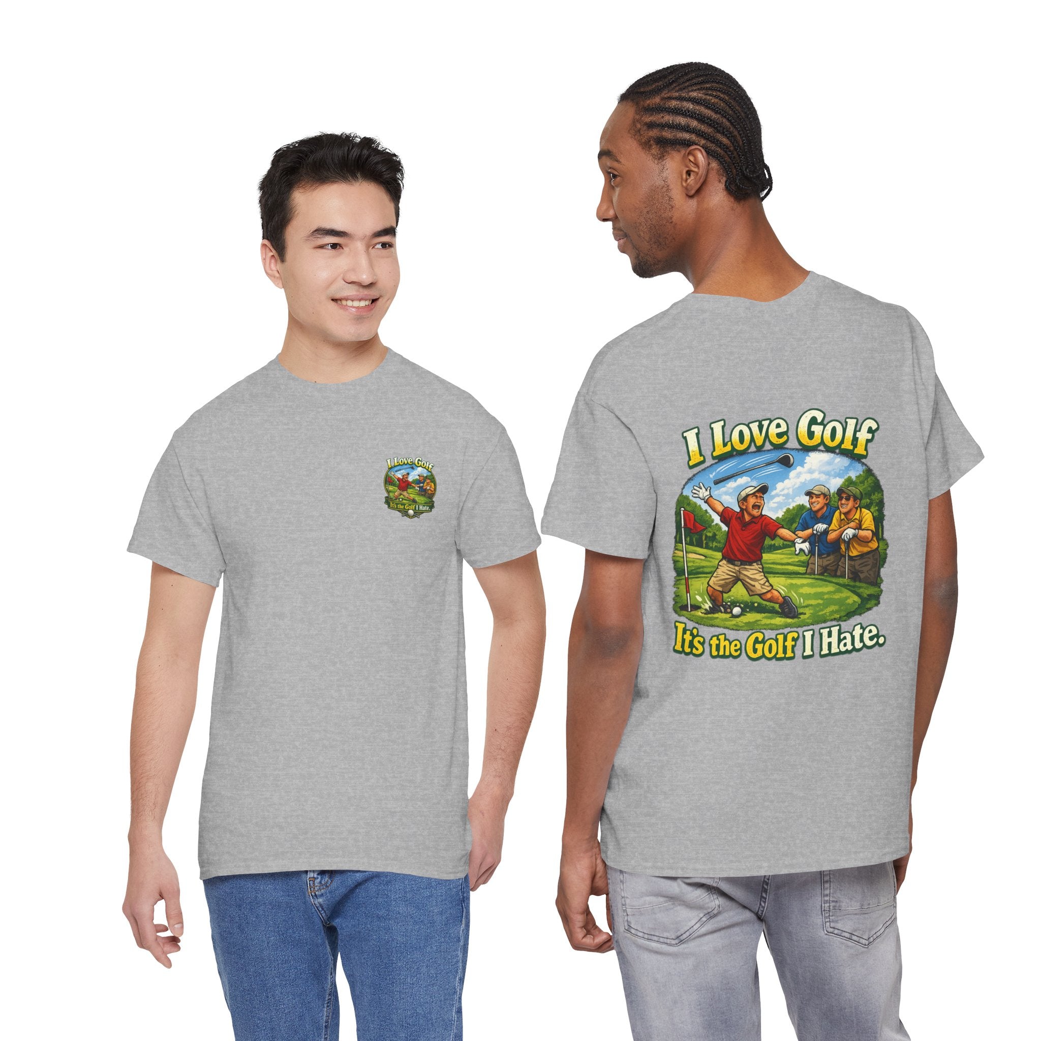 Golf Tee - "I Love Golf, It’s the Golf I Hate" Funny Golfing T-Shirt