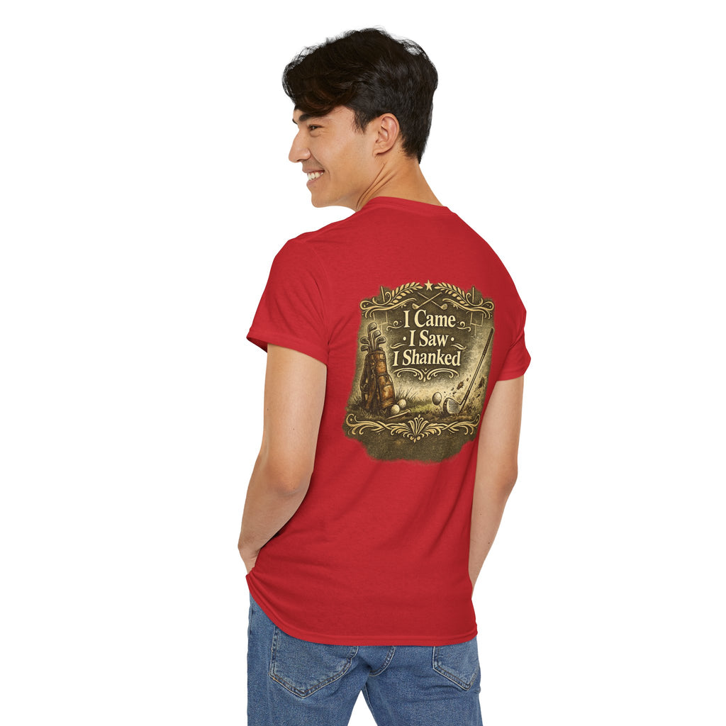 I Came I Saw I Shanked T‑Shirt — Funny Golf Vintage  Tee
