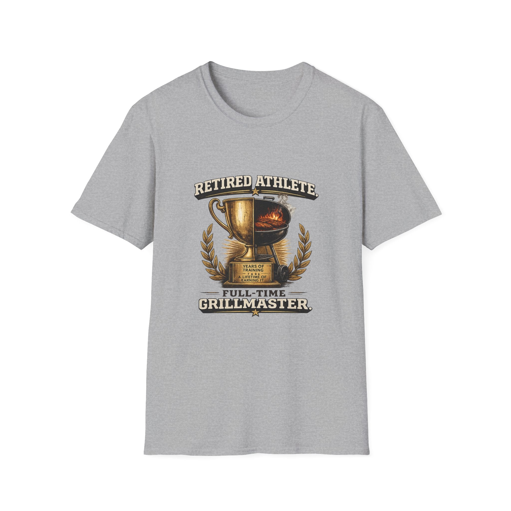 Retired Athlete Full-Time Grillmaster T-Shirt