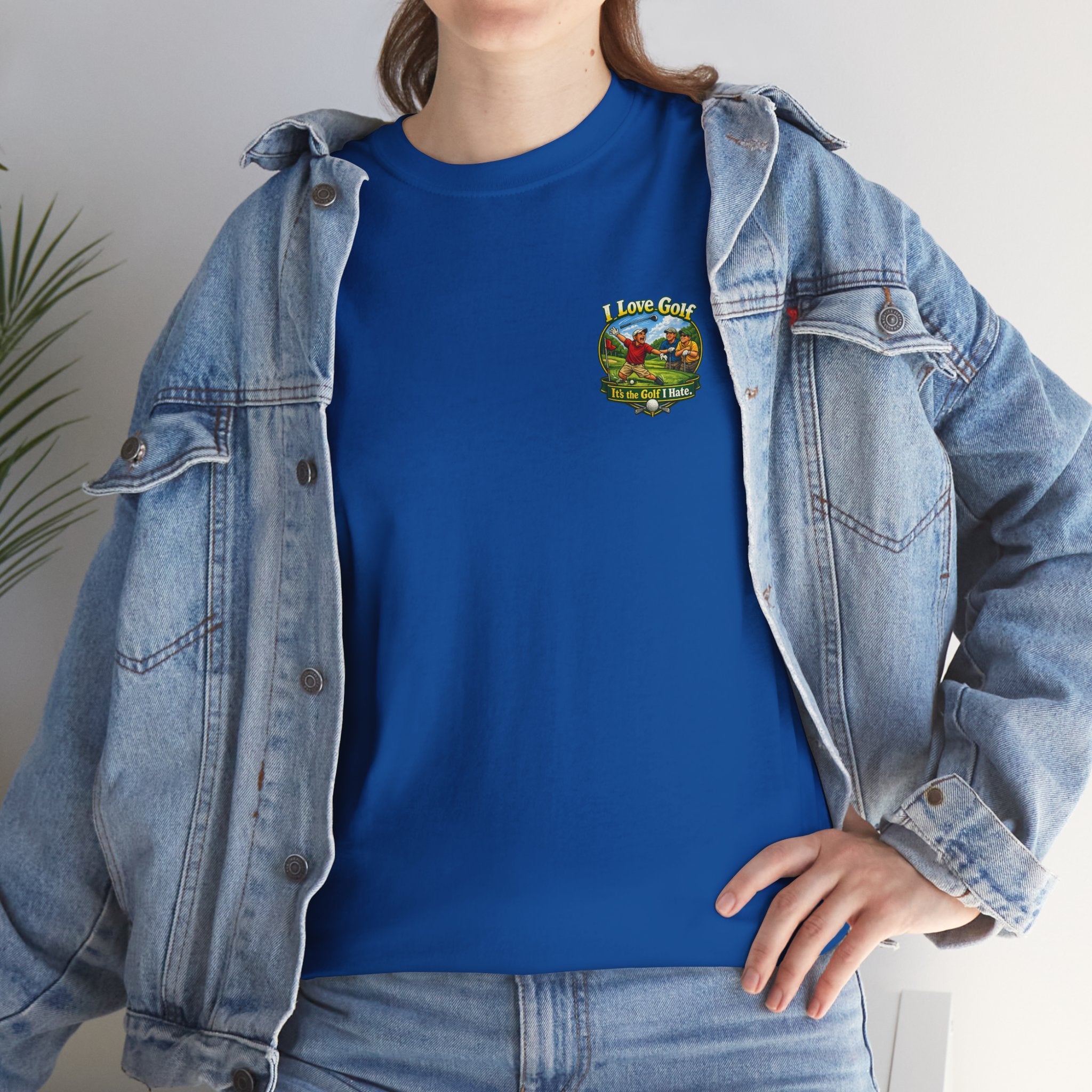 Golf Tee - "I Love Golf, It’s the Golf I Hate" Funny Golfing T-Shirt