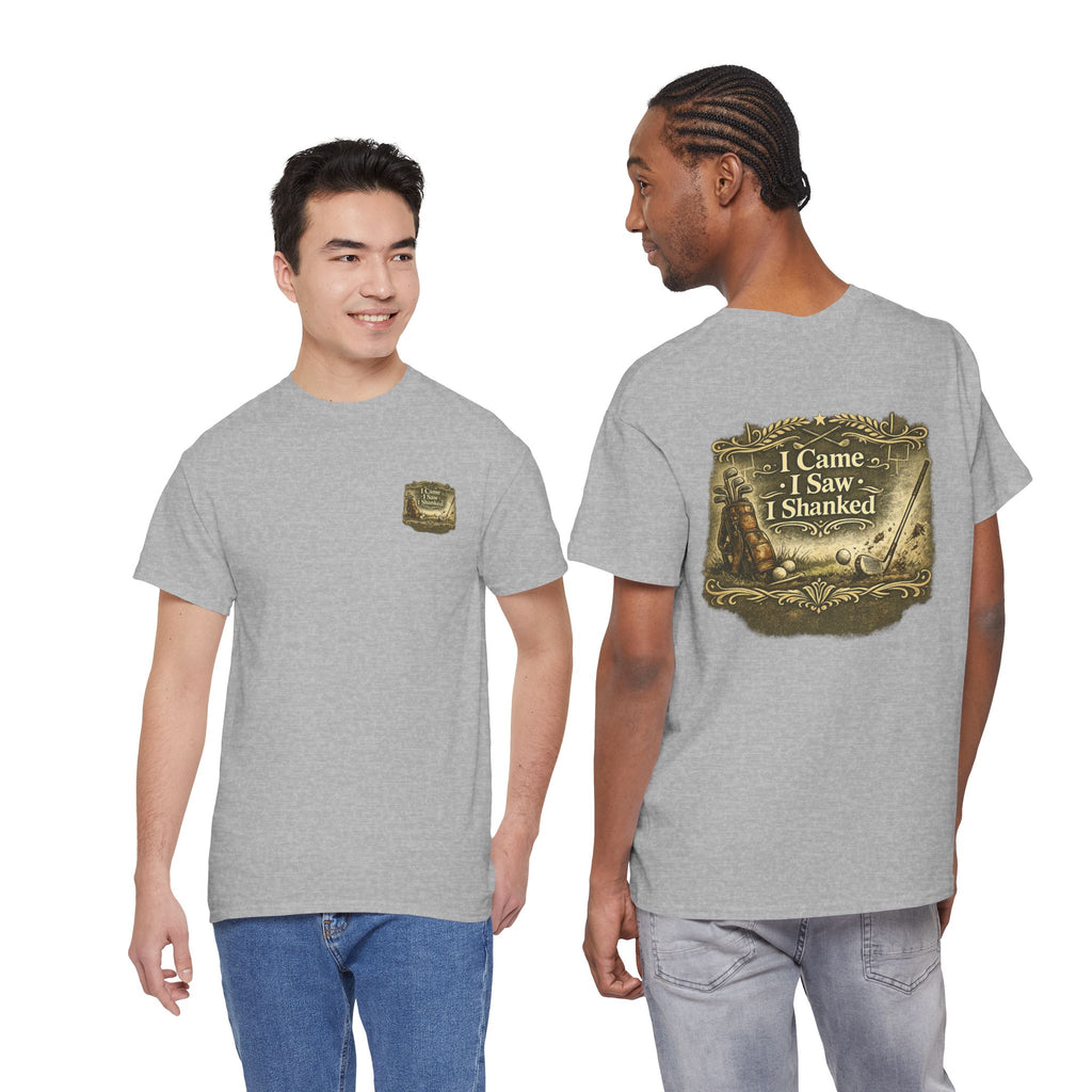 I Came I Saw I Shanked T‑Shirt — Funny Golf Vintage  Tee