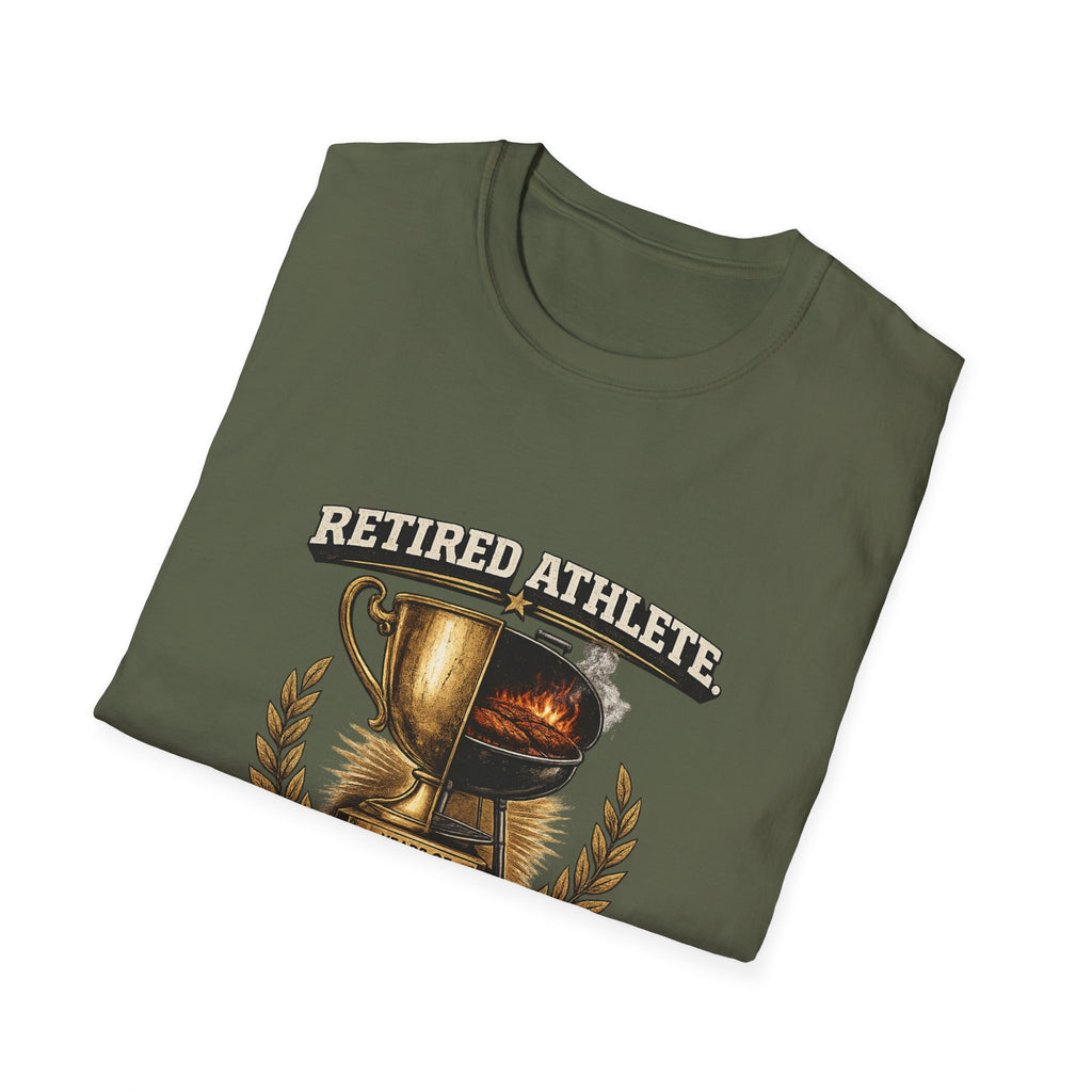 Retired Athlete Full-Time Grillmaster T-Shirt