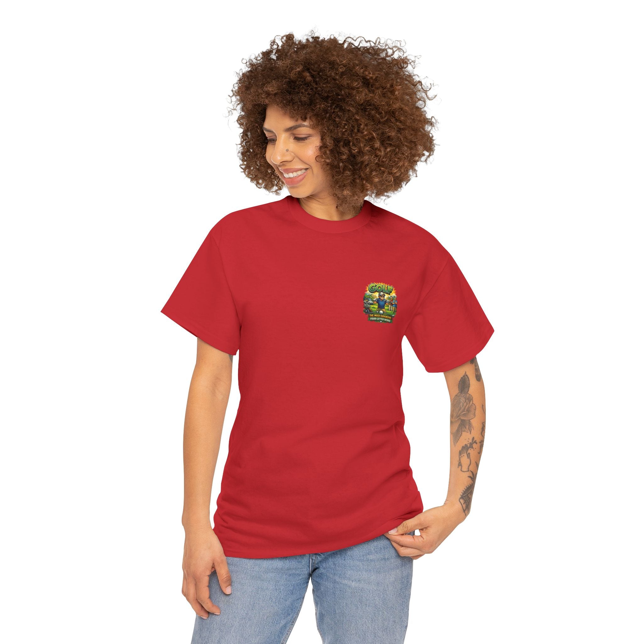 Golf 'The Most Expensive Four‑Letter Word' Comic T‑Shirt