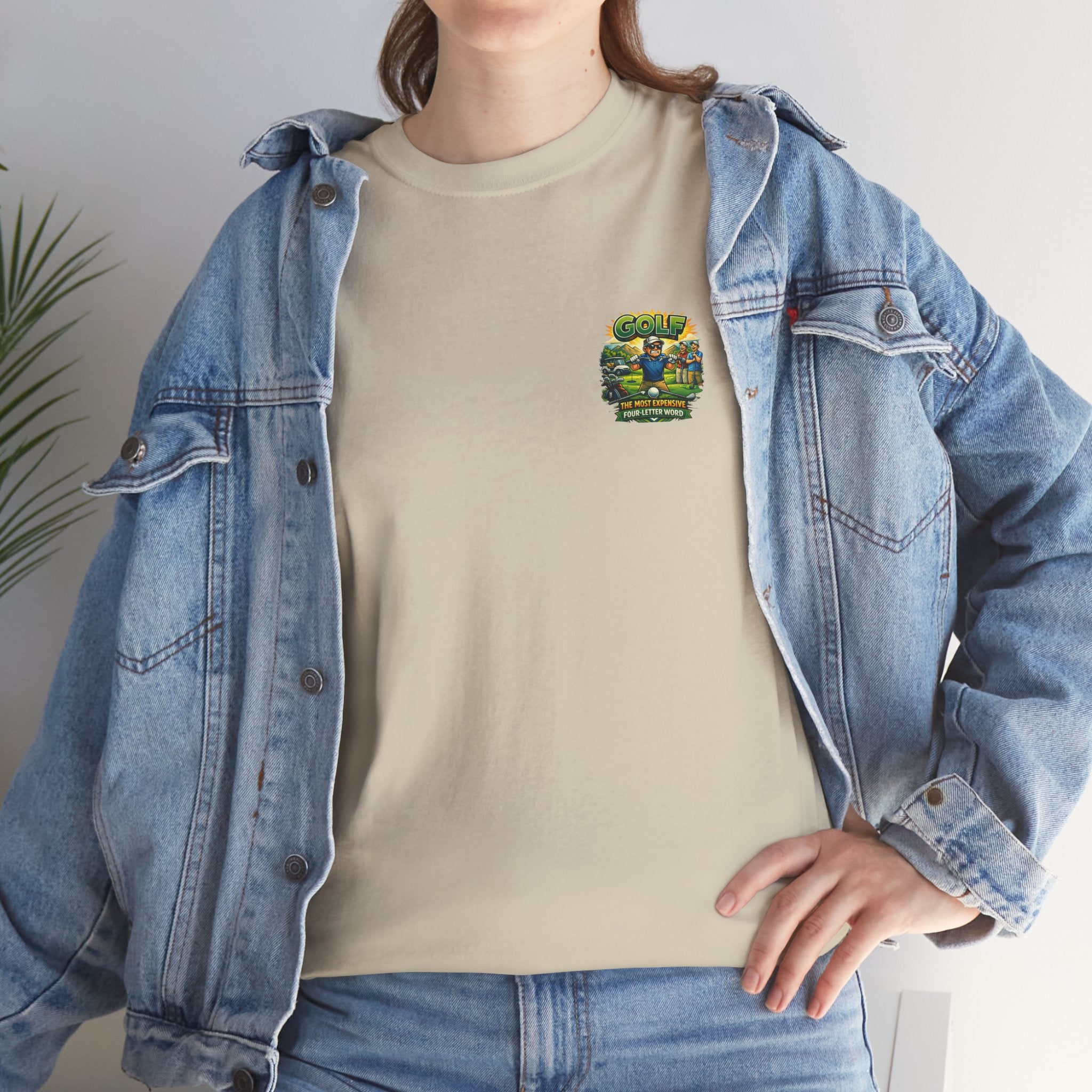 Golf 'The Most Expensive Four‑Letter Word' Comic T‑Shirt